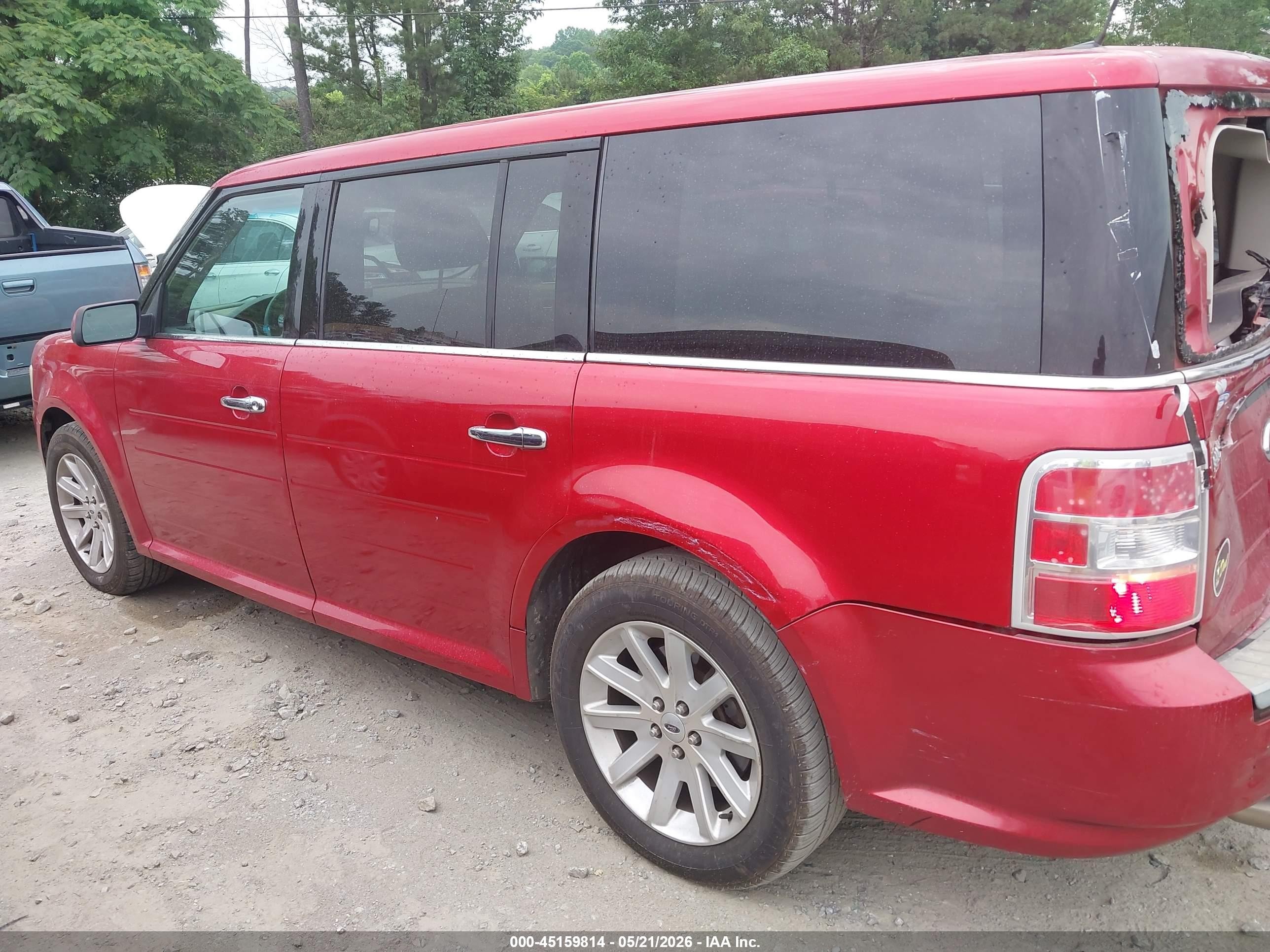 2012 Ford Flex Sel Красный vin: 2FMGK5CC4CBD05138