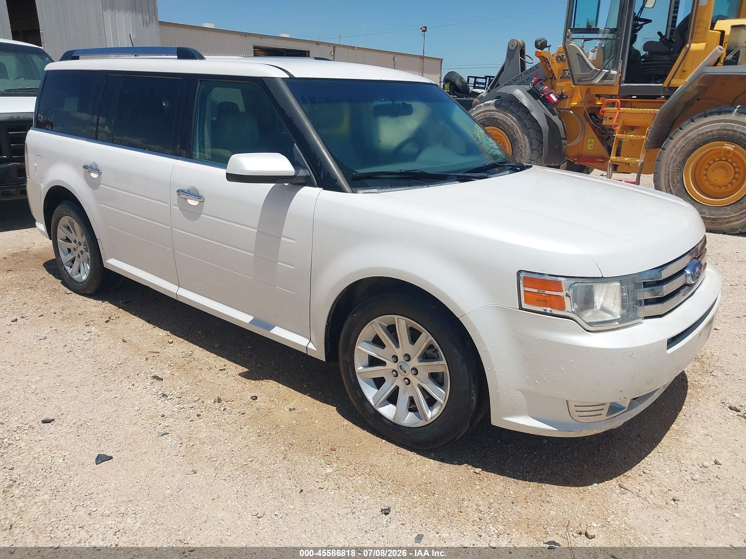 2012 Ford Flex Sel White vin: 2FMGK5CC4CBD20528