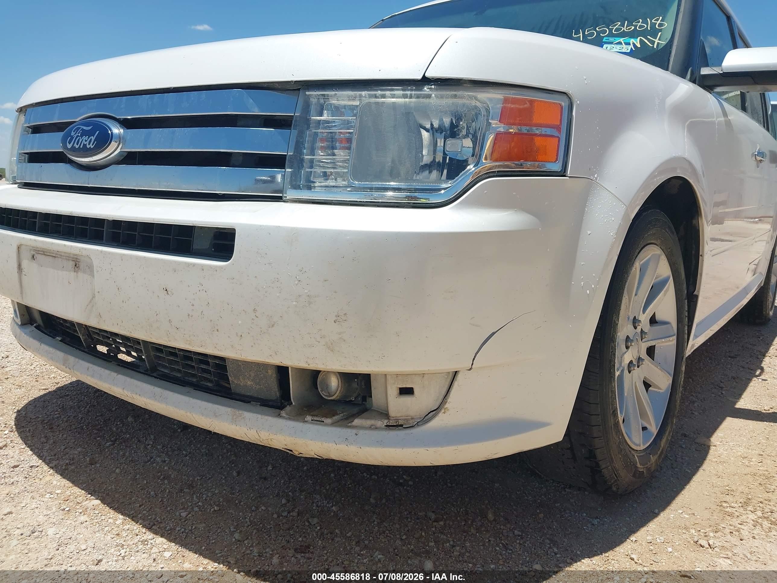 2012 Ford Flex Sel Белый vin: 2FMGK5CC4CBD20528
