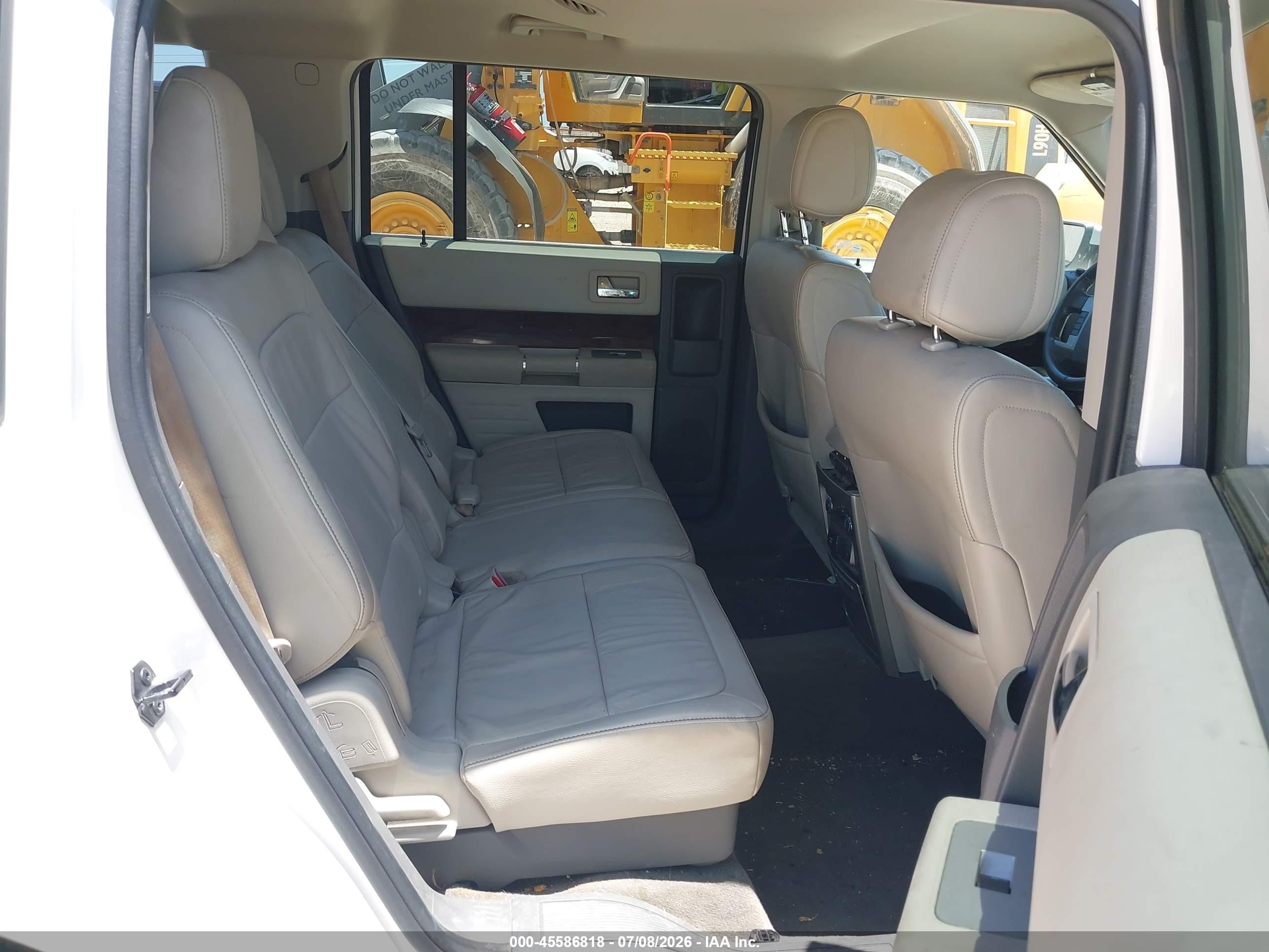2012 Ford Flex Sel Белый vin: 2FMGK5CC4CBD20528