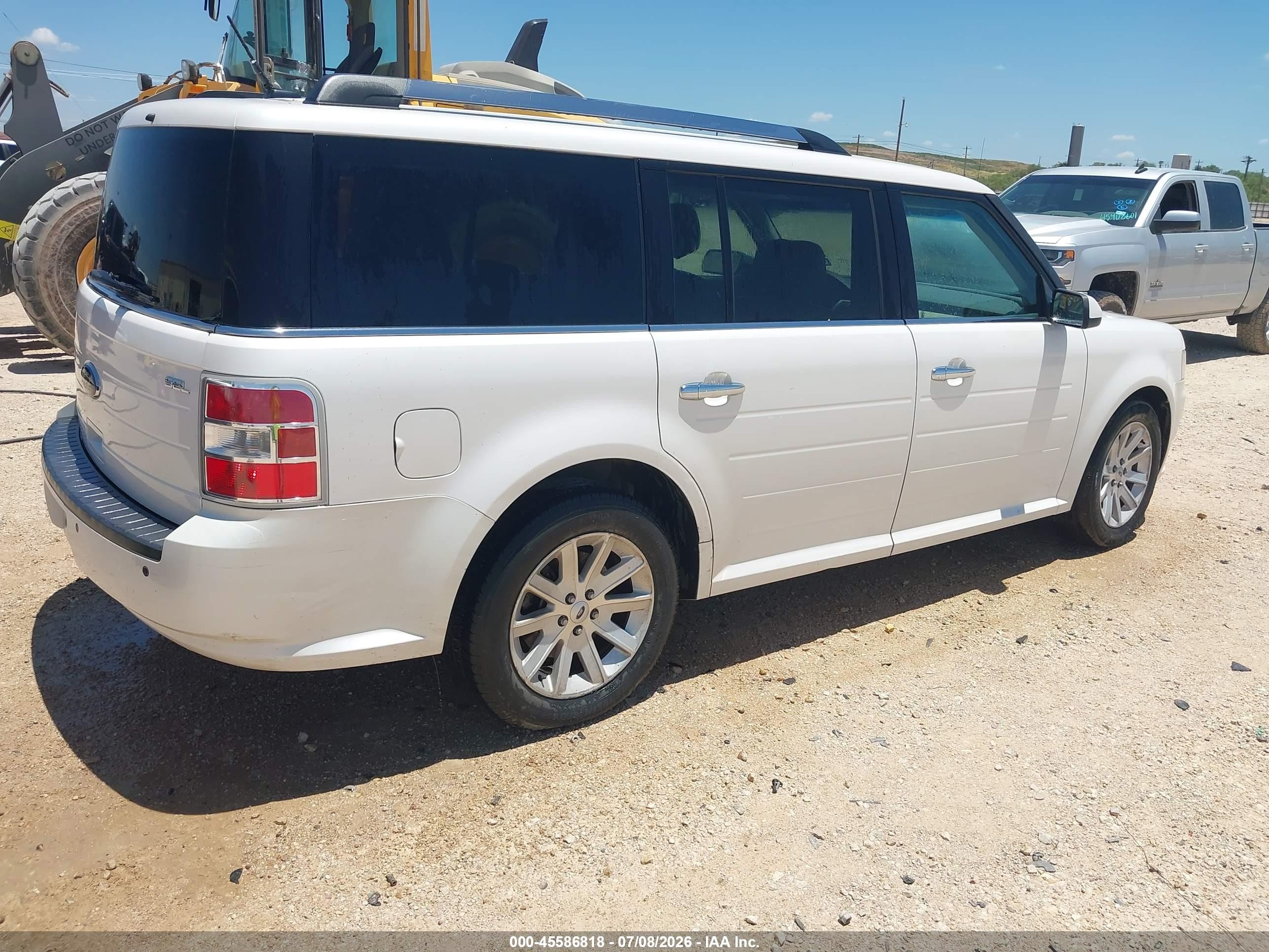 2012 Ford Flex Sel Белый vin: 2FMGK5CC4CBD20528