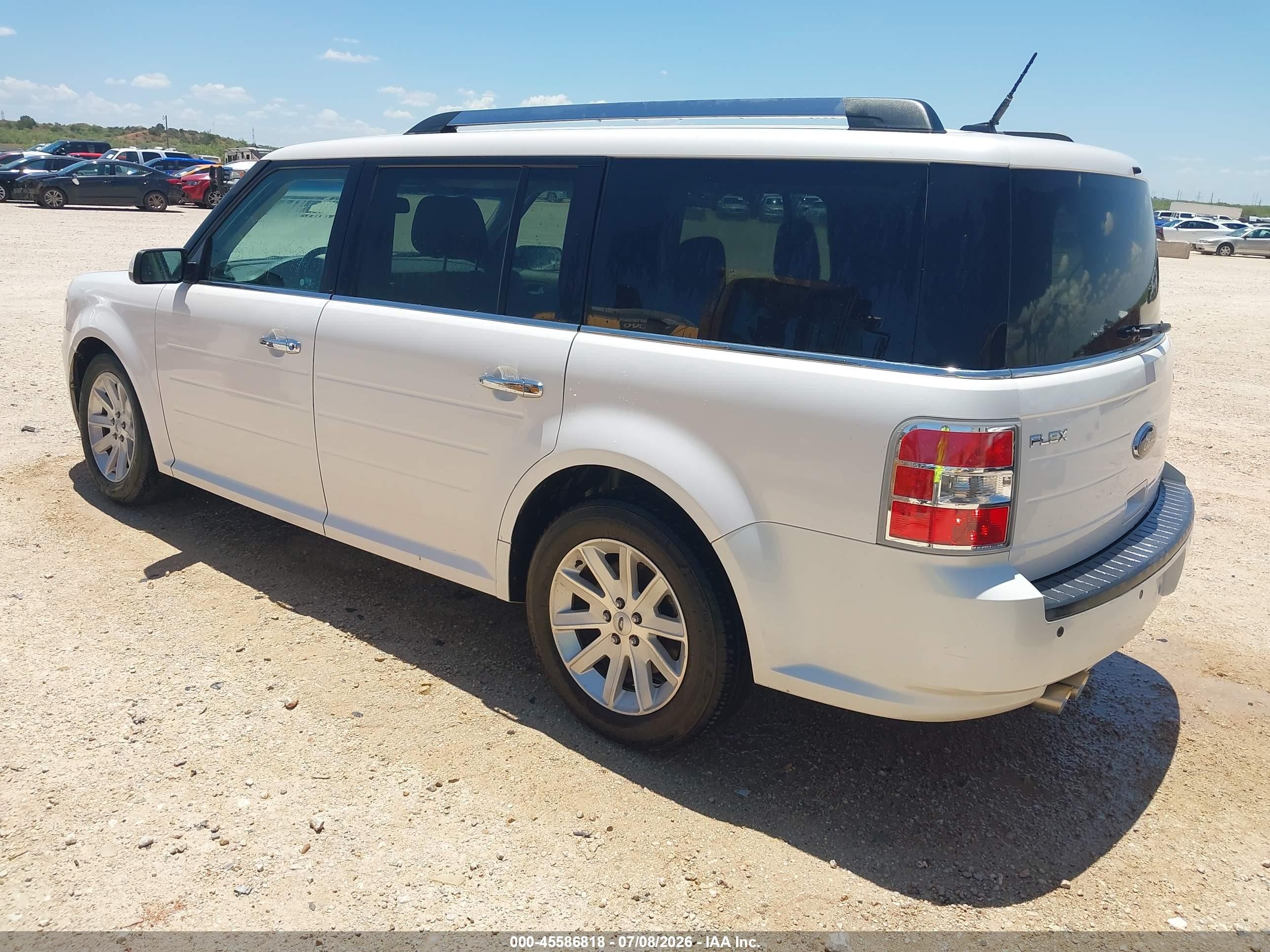 2012 Ford Flex Sel Белый vin: 2FMGK5CC4CBD20528