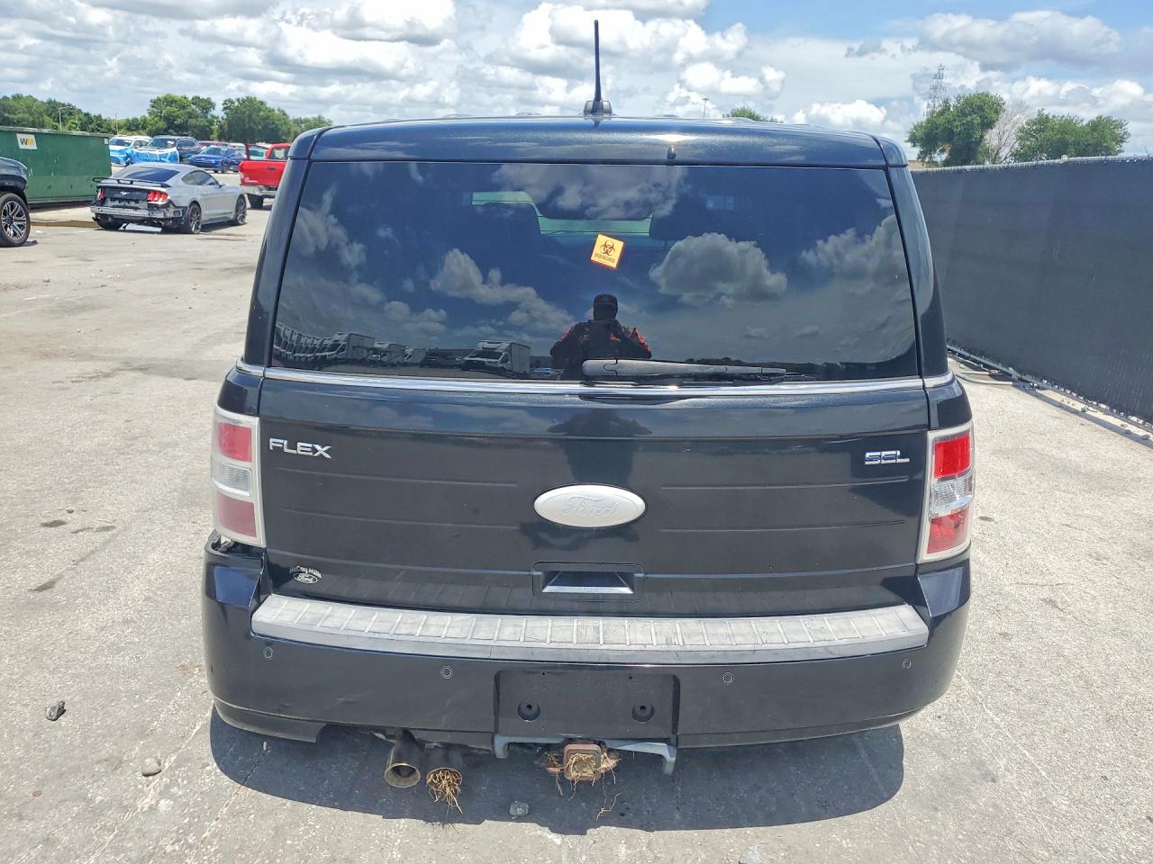 2012 Ford Flex Sel Black vin: 2FMGK5CC4CBD20870