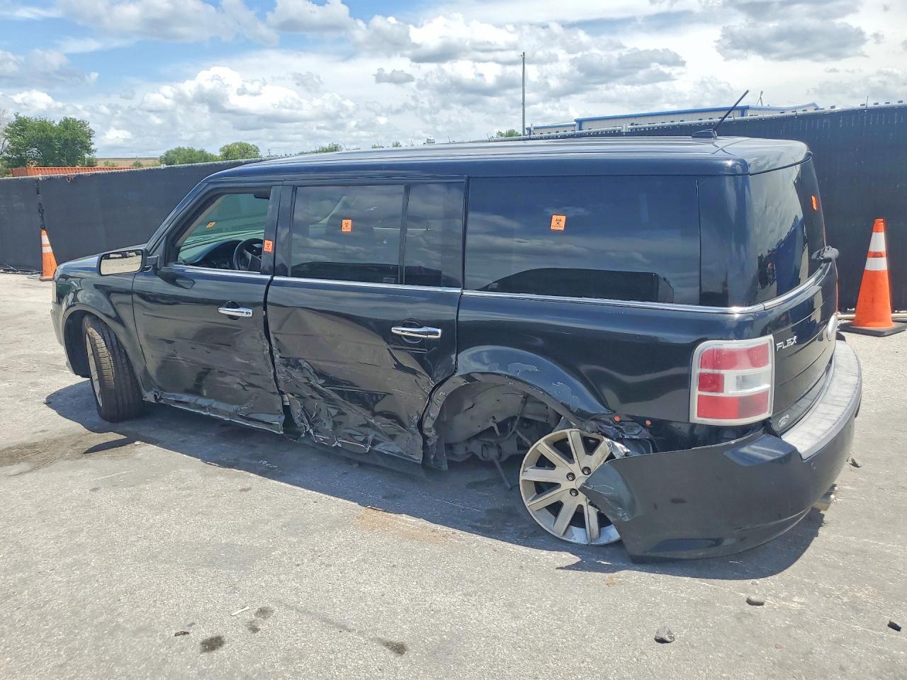 2012 Ford Flex Sel Black vin: 2FMGK5CC4CBD20870