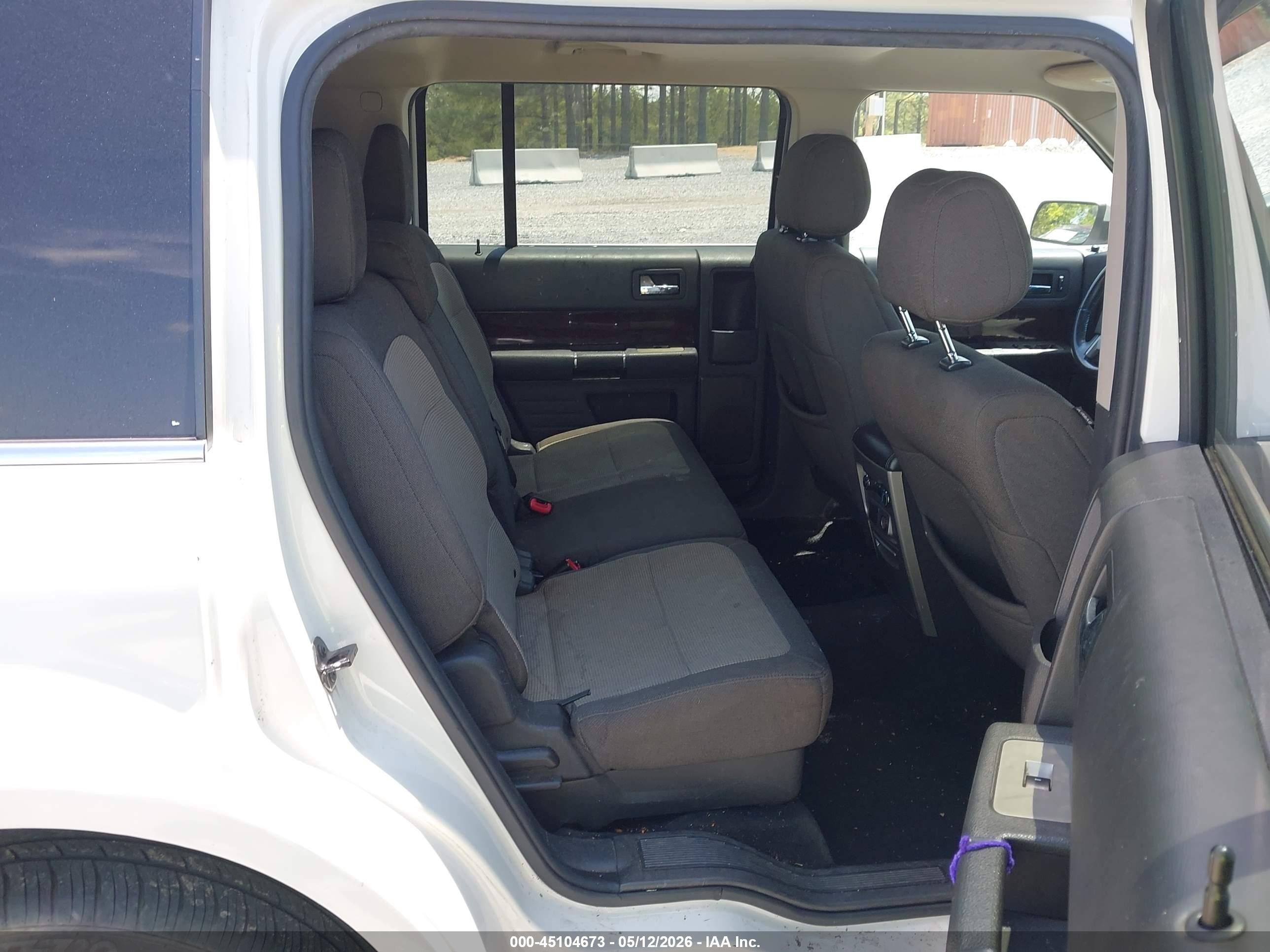 2012 Ford Flex Sel White vin: 2FMGK5CC4CBD21923
