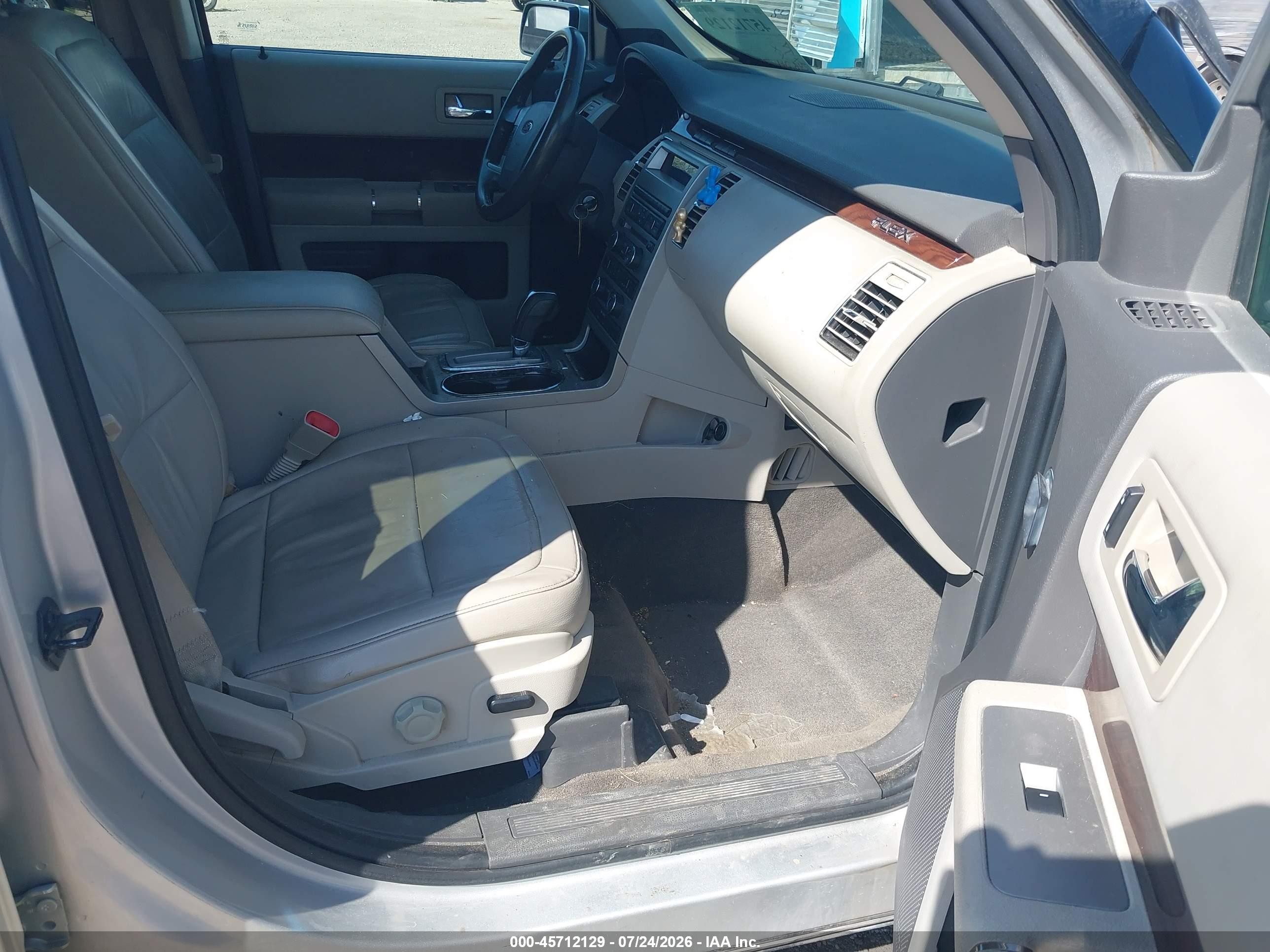 2010 Ford Flex Sel Tan vin: 2FMGK5CC5ABA66356
