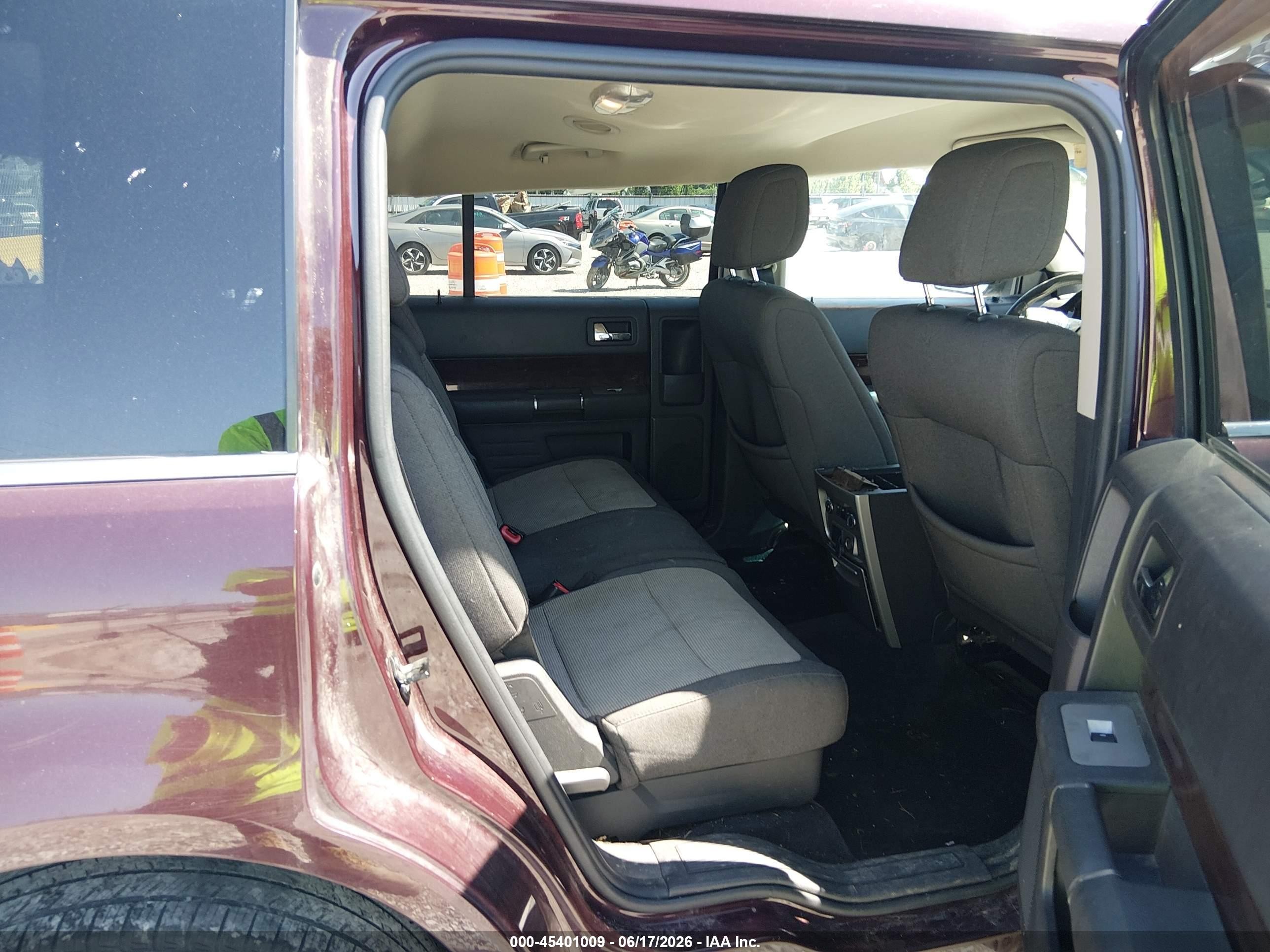 2011 Ford Flex Sel Burgundy vin: 2FMGK5CC5BBD01355