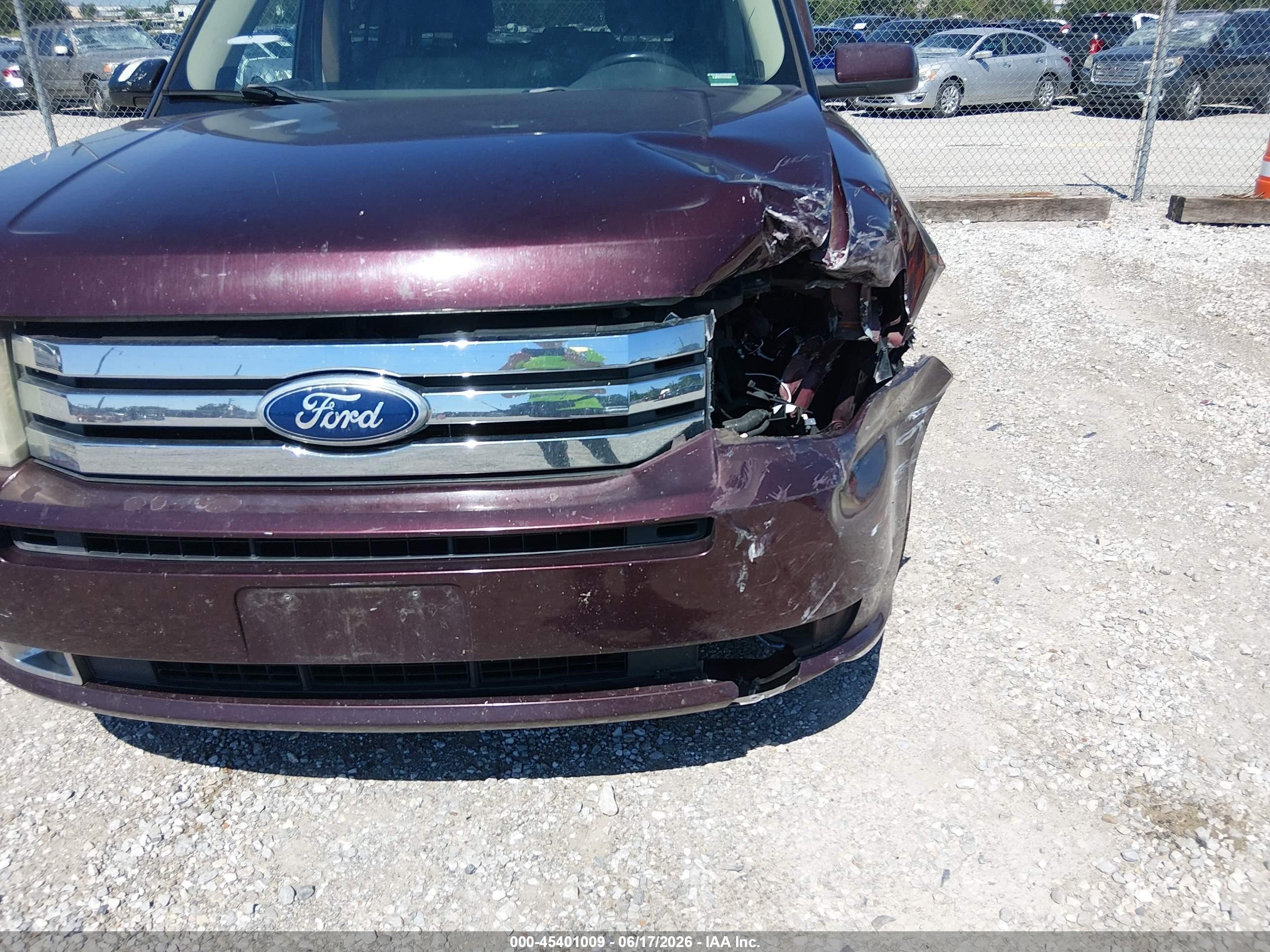 2011 Ford Flex Sel Burgundy vin: 2FMGK5CC5BBD01355
