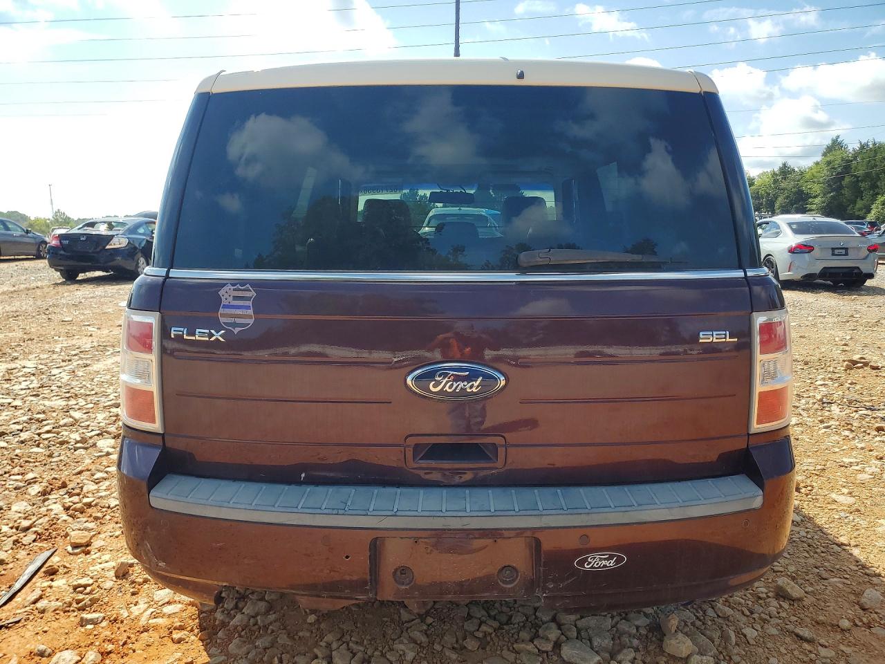2011 Ford Flex Sel Brown vin: 2FMGK5CC5BBD14848