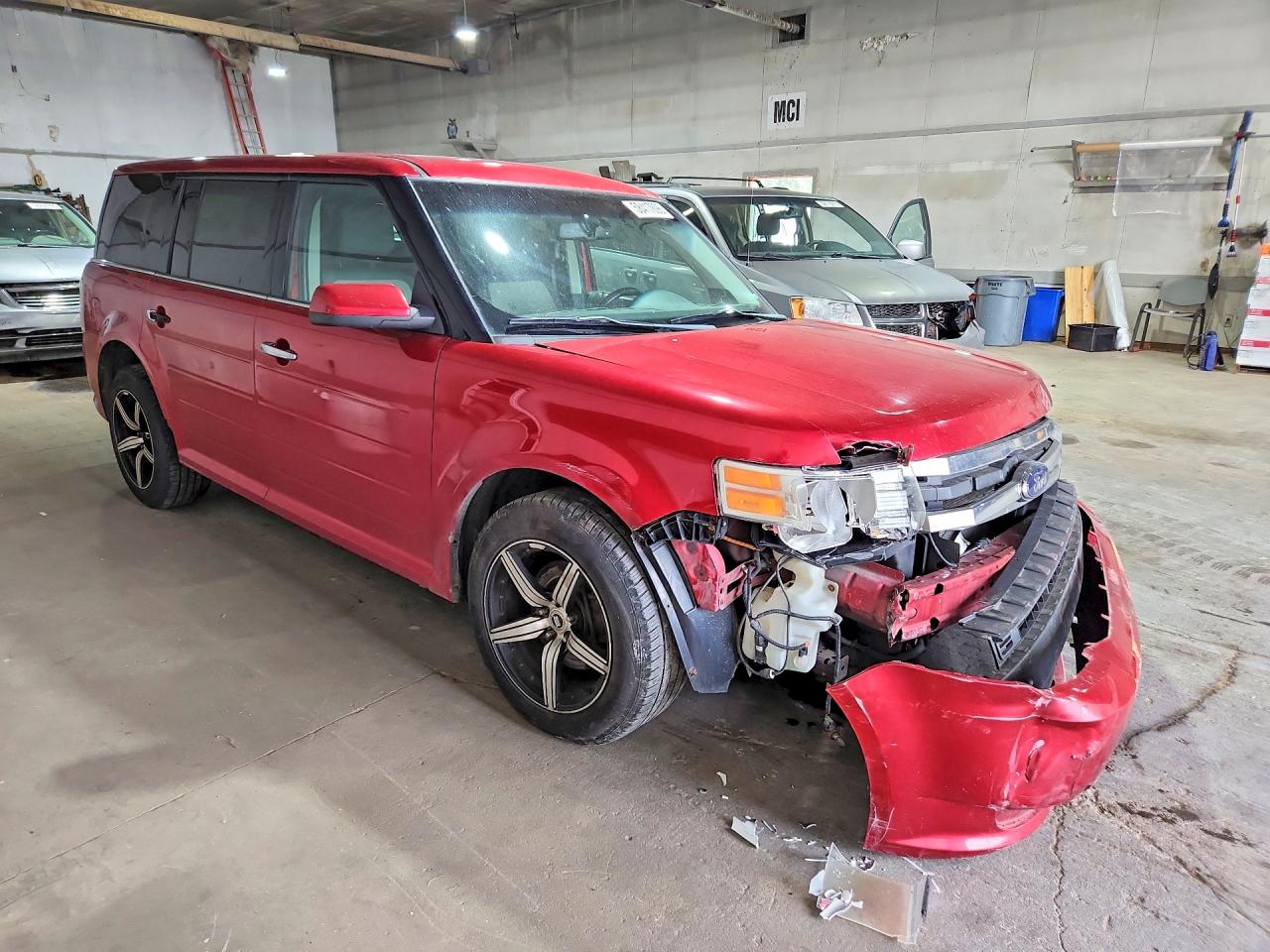 2011 Ford Flex Sel Red vin: 2FMGK5CC5BBD32296