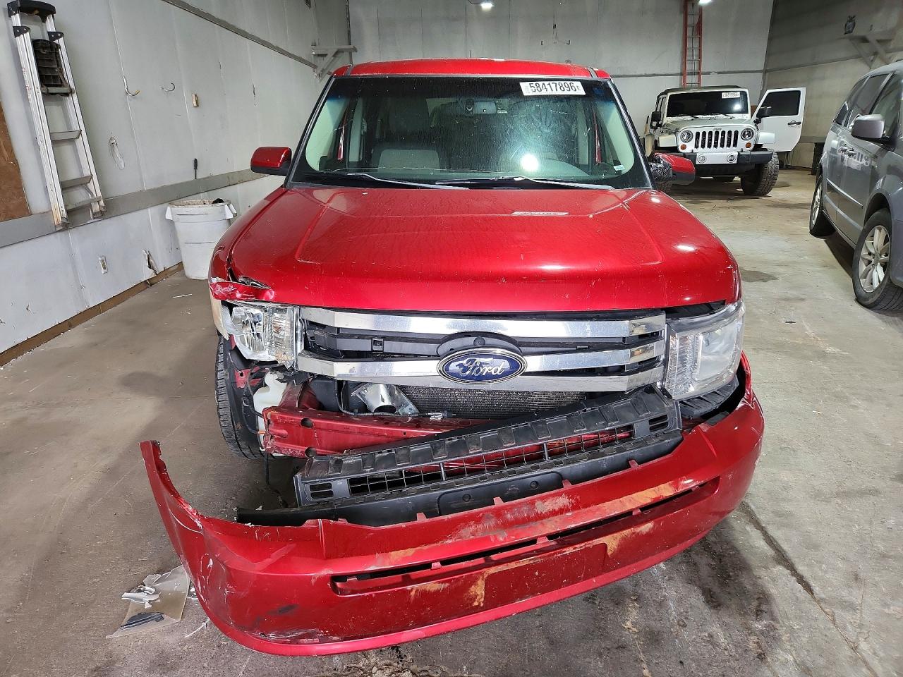 2011 Ford Flex Sel Red vin: 2FMGK5CC5BBD32296