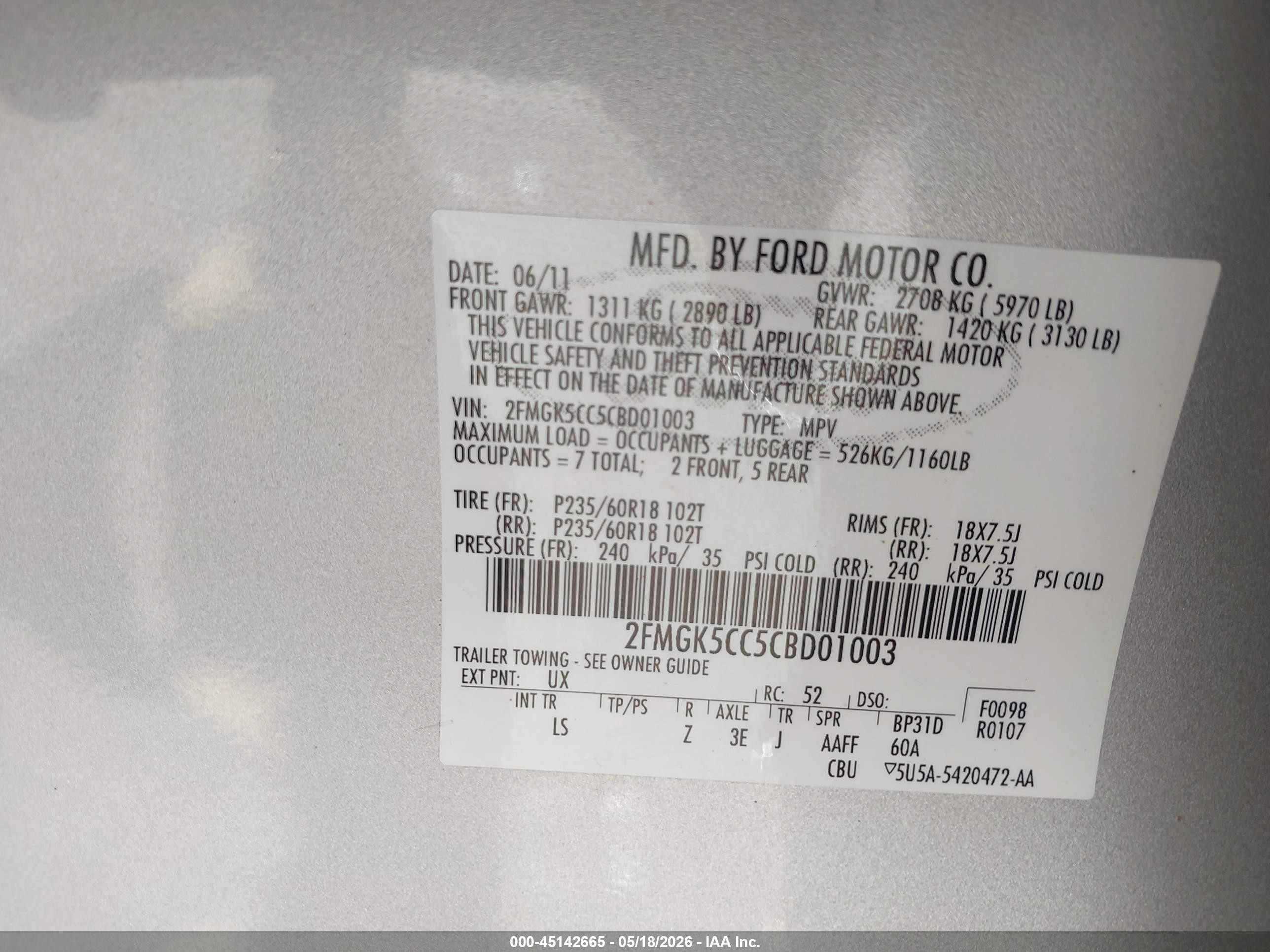 2012 Ford Flex Sel Серебряный vin: 2FMGK5CC5CBD01003