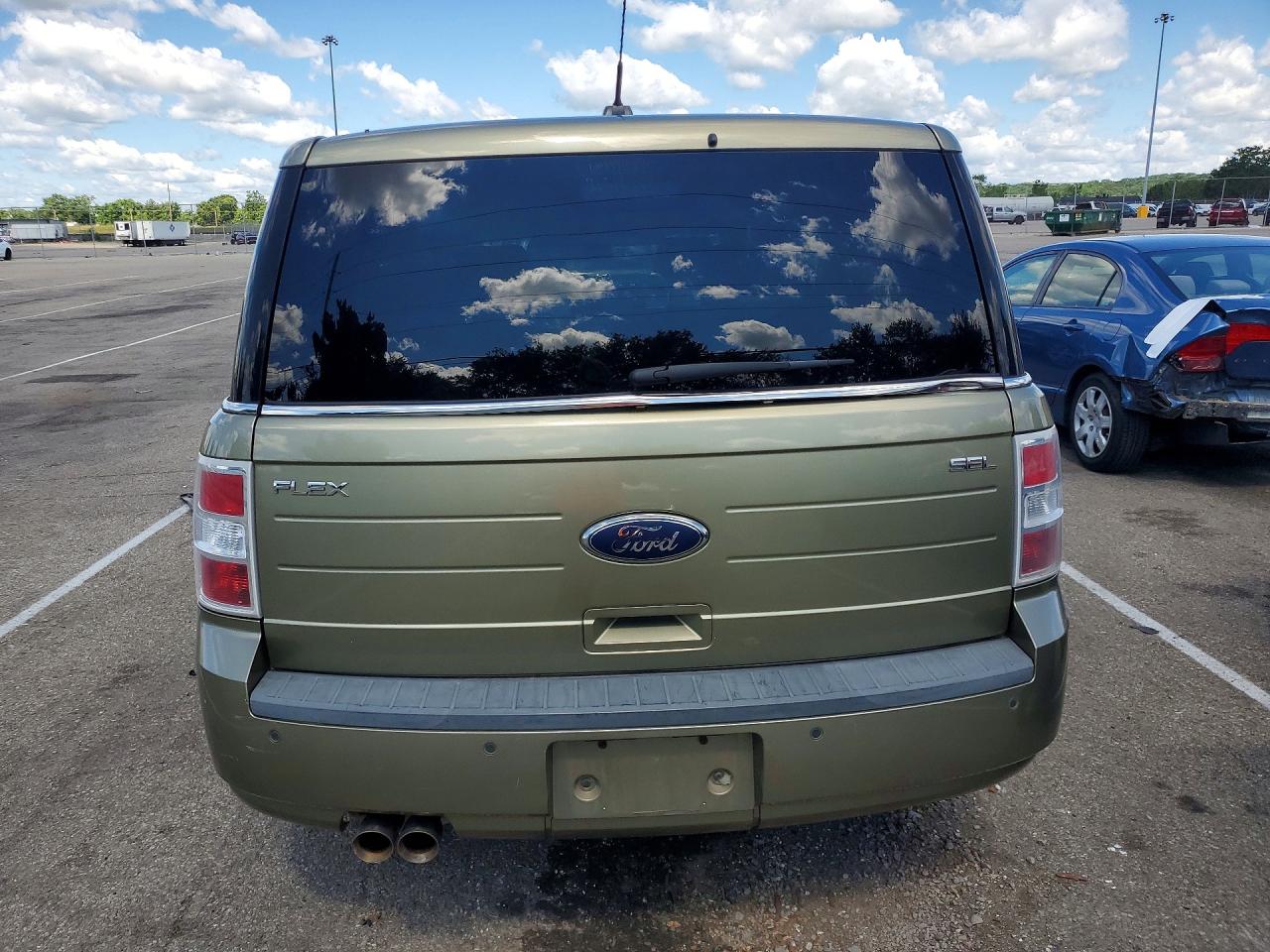 2012 Ford Flex Sel Green vin: 2FMGK5CC5CBD01597