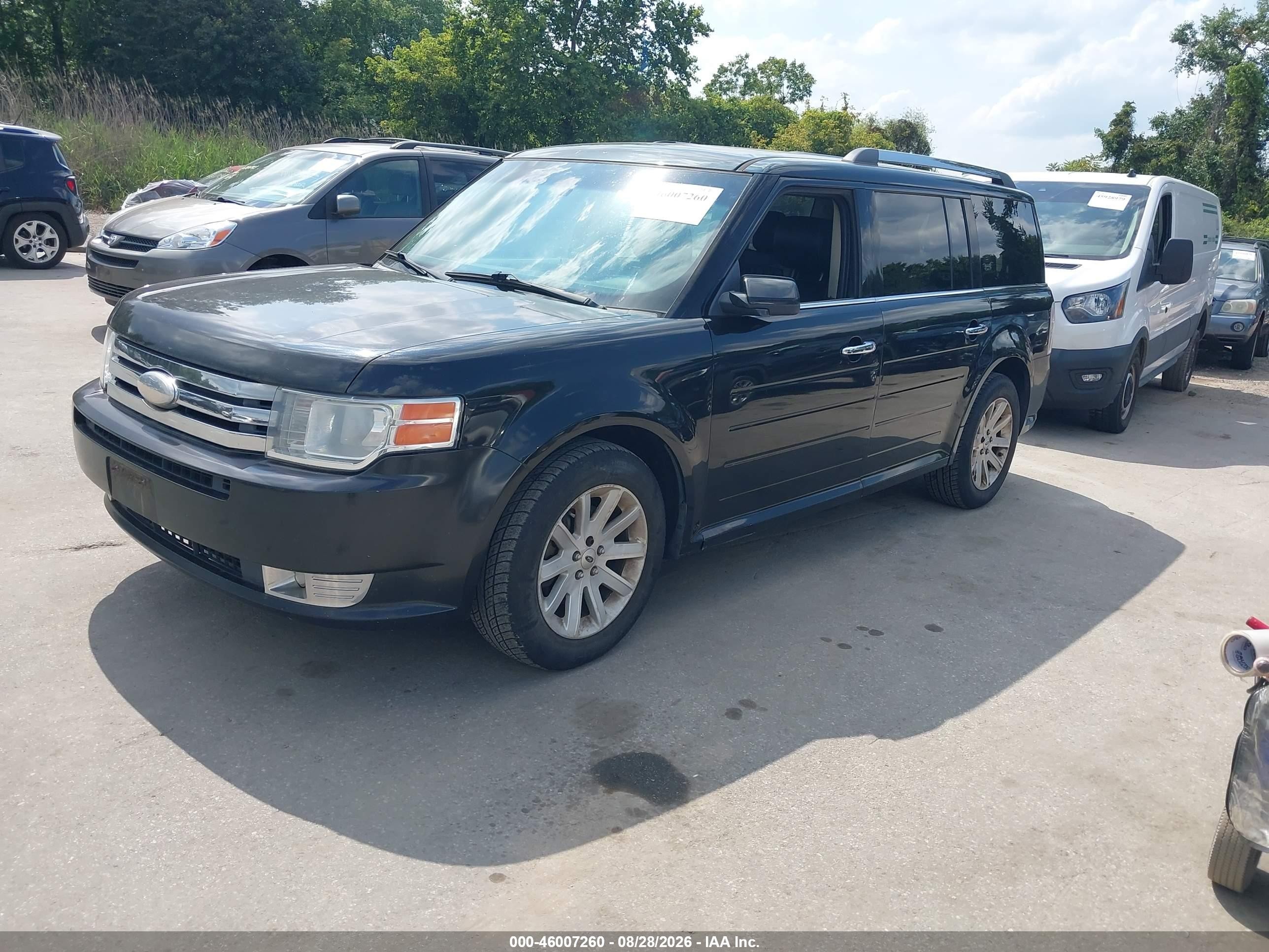 2012 Ford Flex Sel Black vin: 2FMGK5CC5CBD15662