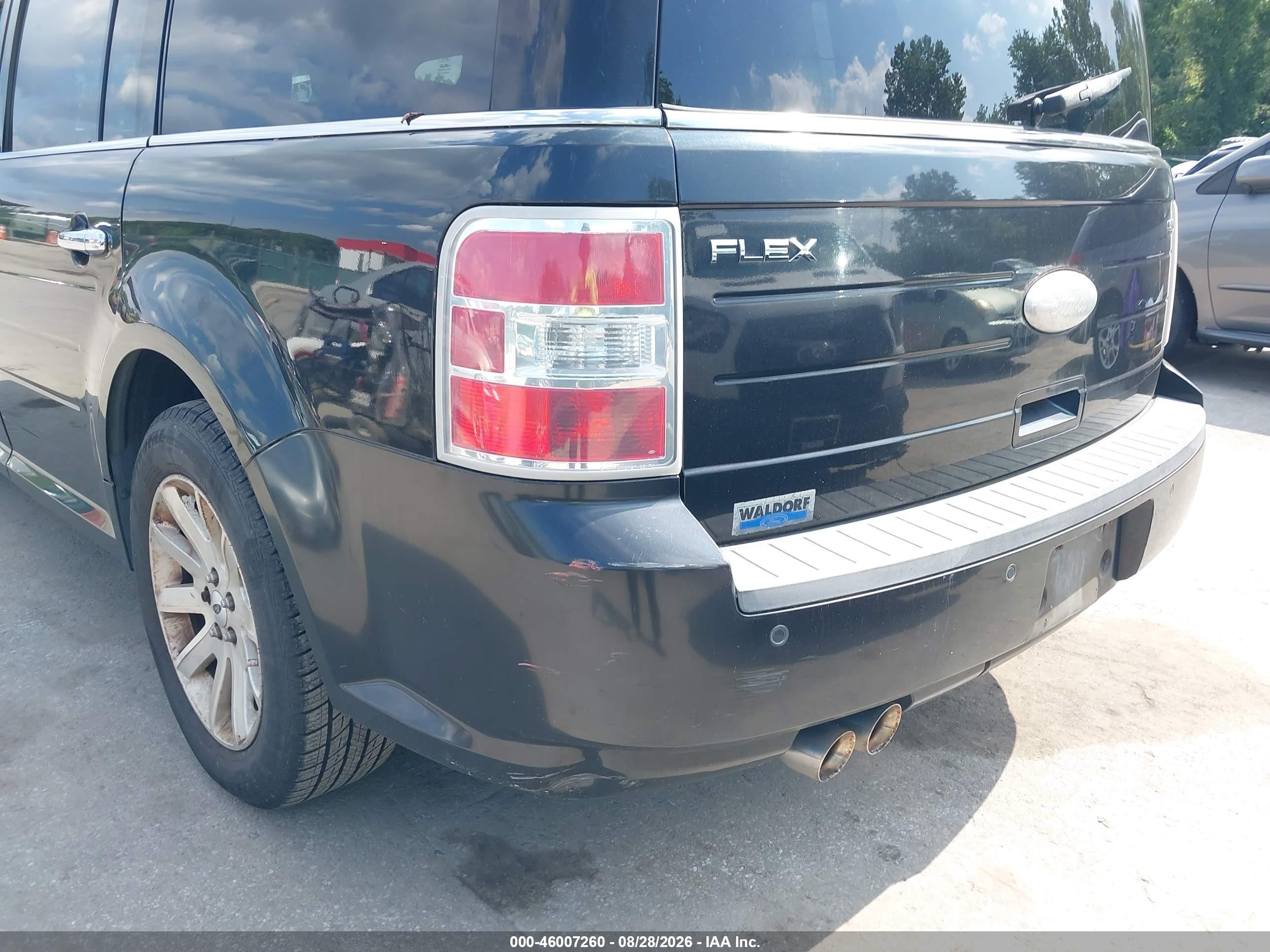 2012 Ford Flex Sel Black vin: 2FMGK5CC5CBD15662