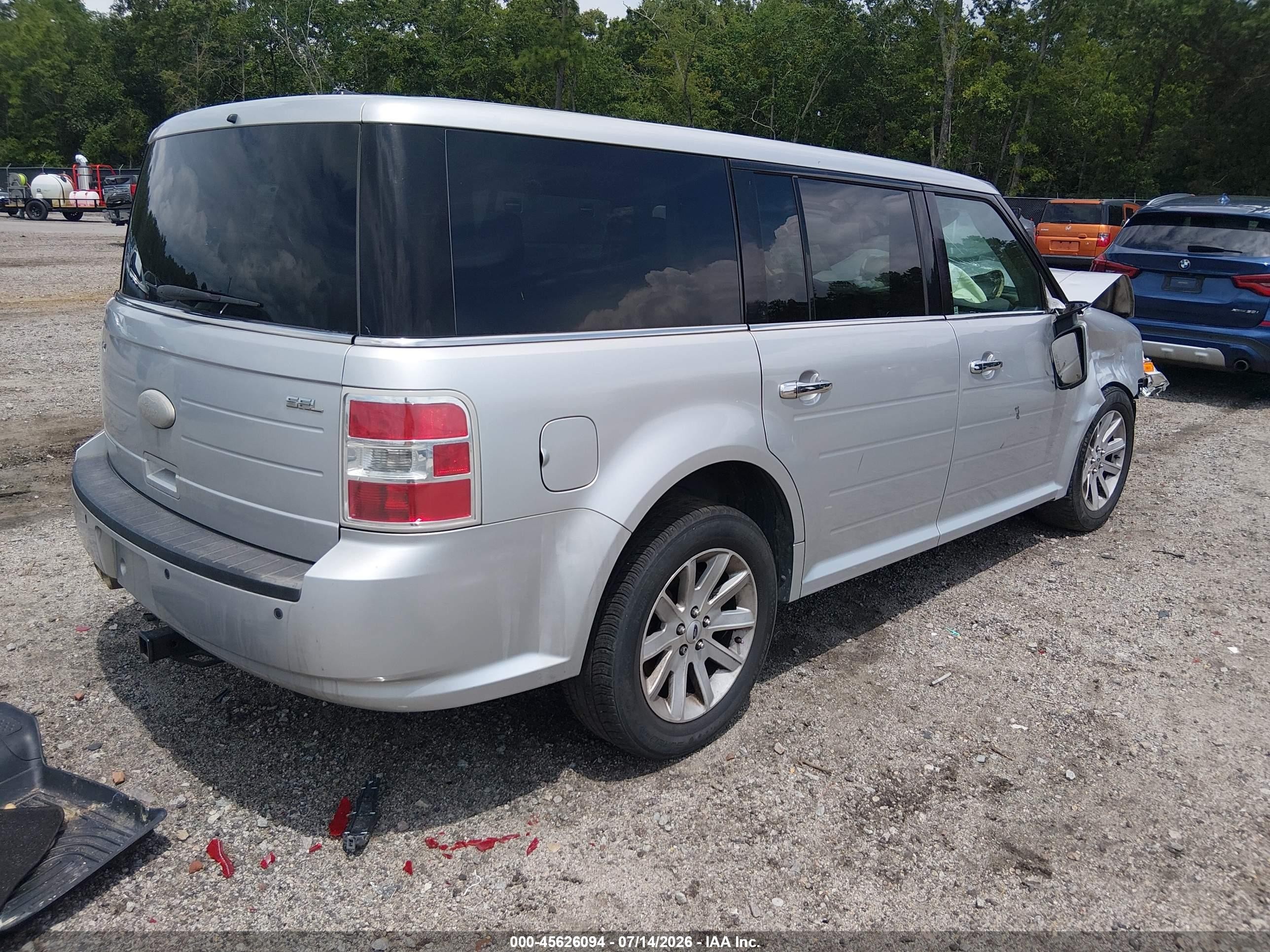 2012 Ford Flex Sel Silver vin: 2FMGK5CC5CBD21929