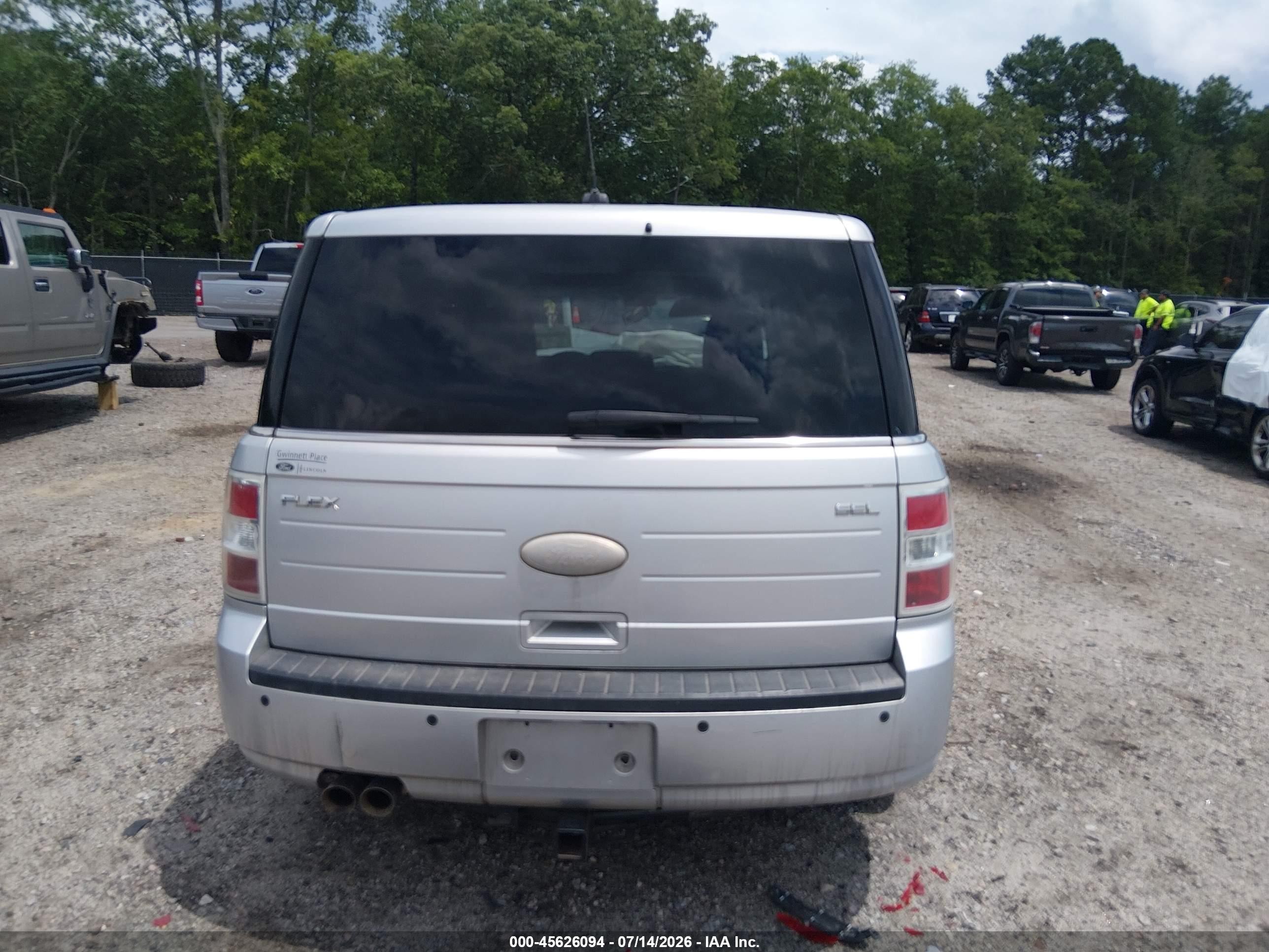 2012 Ford Flex Sel Silver vin: 2FMGK5CC5CBD21929