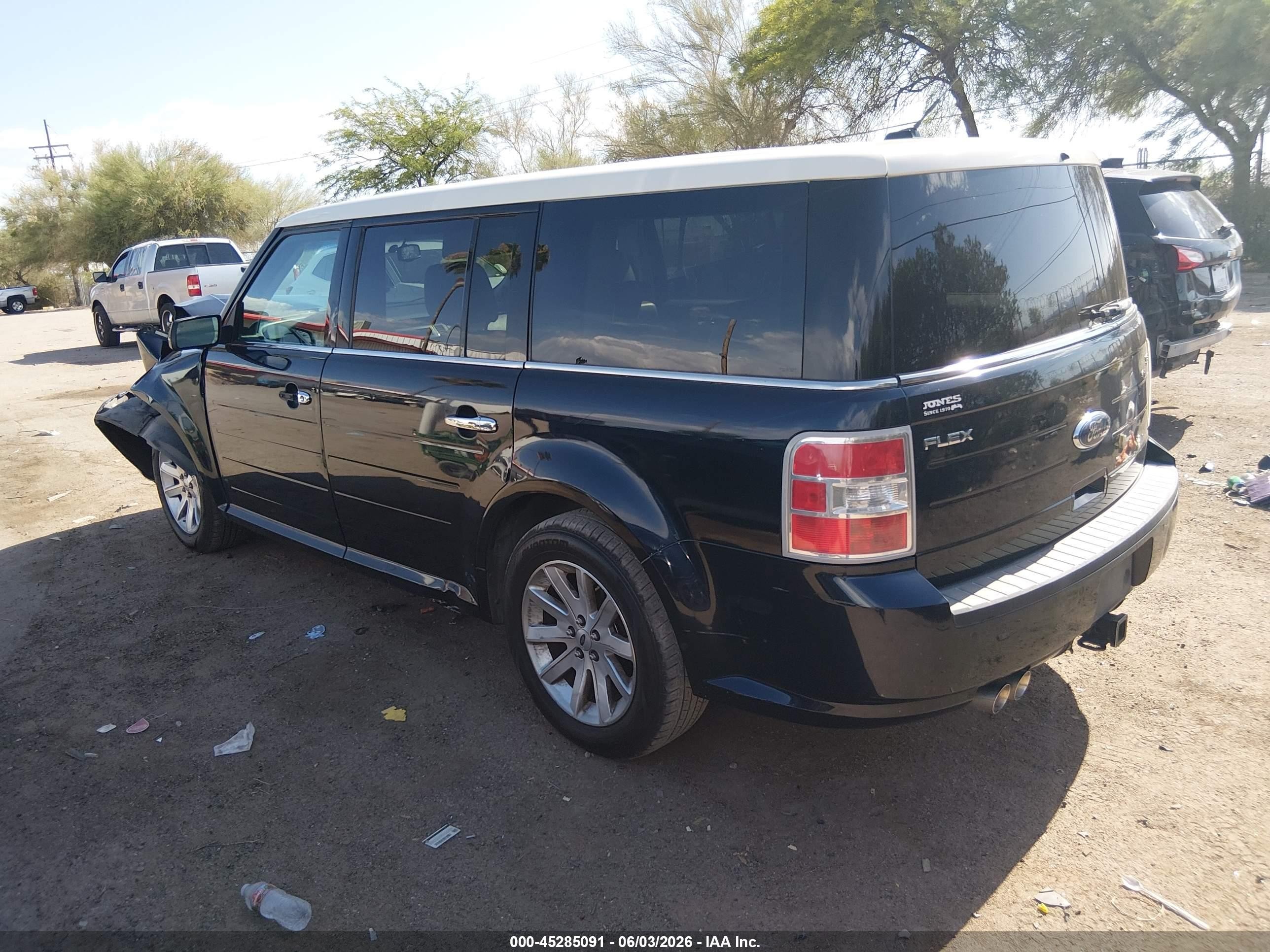 2010 Ford Flex Sel Black vin: 2FMGK5CC6ABA54278