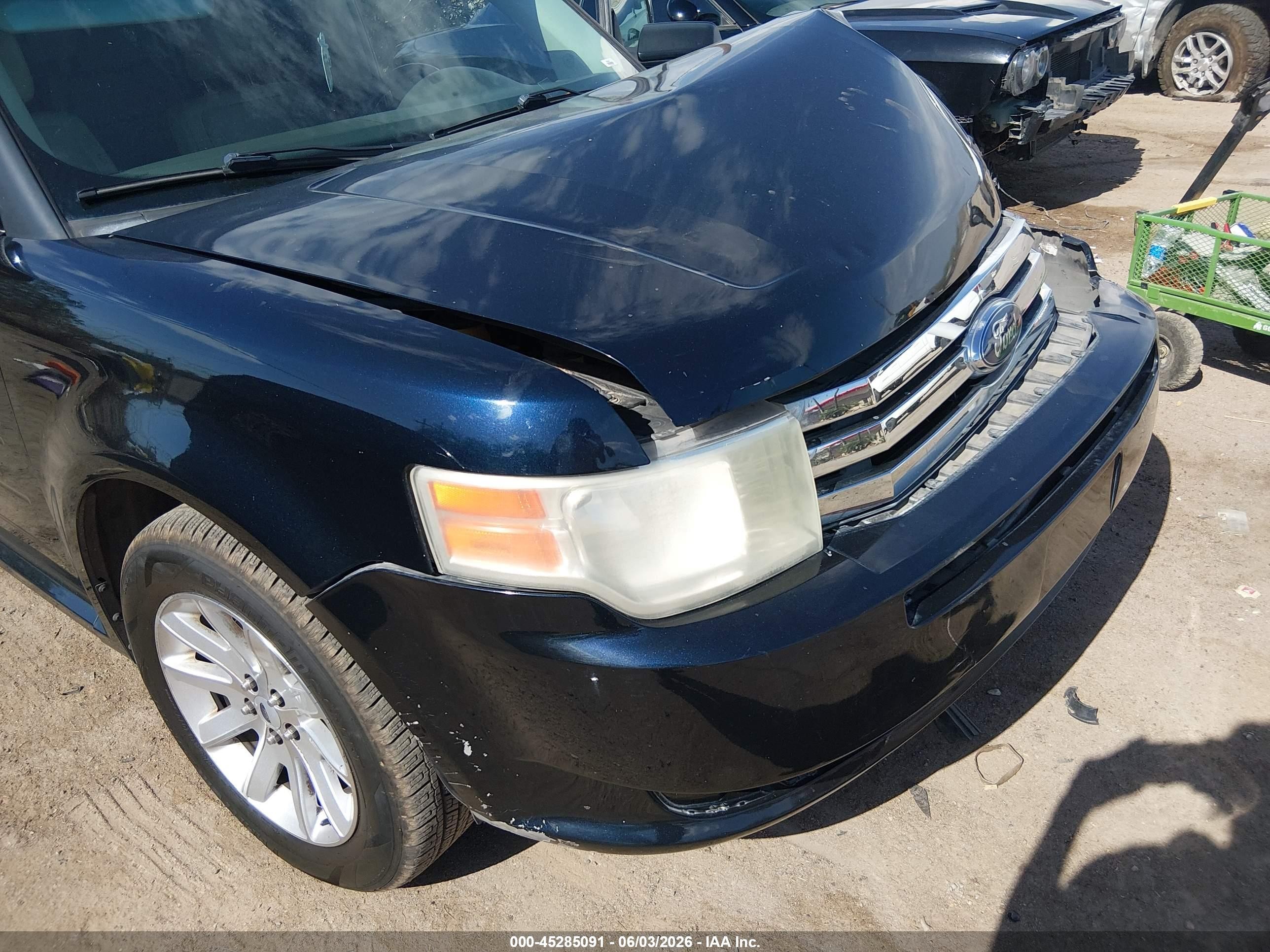 2010 Ford Flex Sel Black vin: 2FMGK5CC6ABA54278