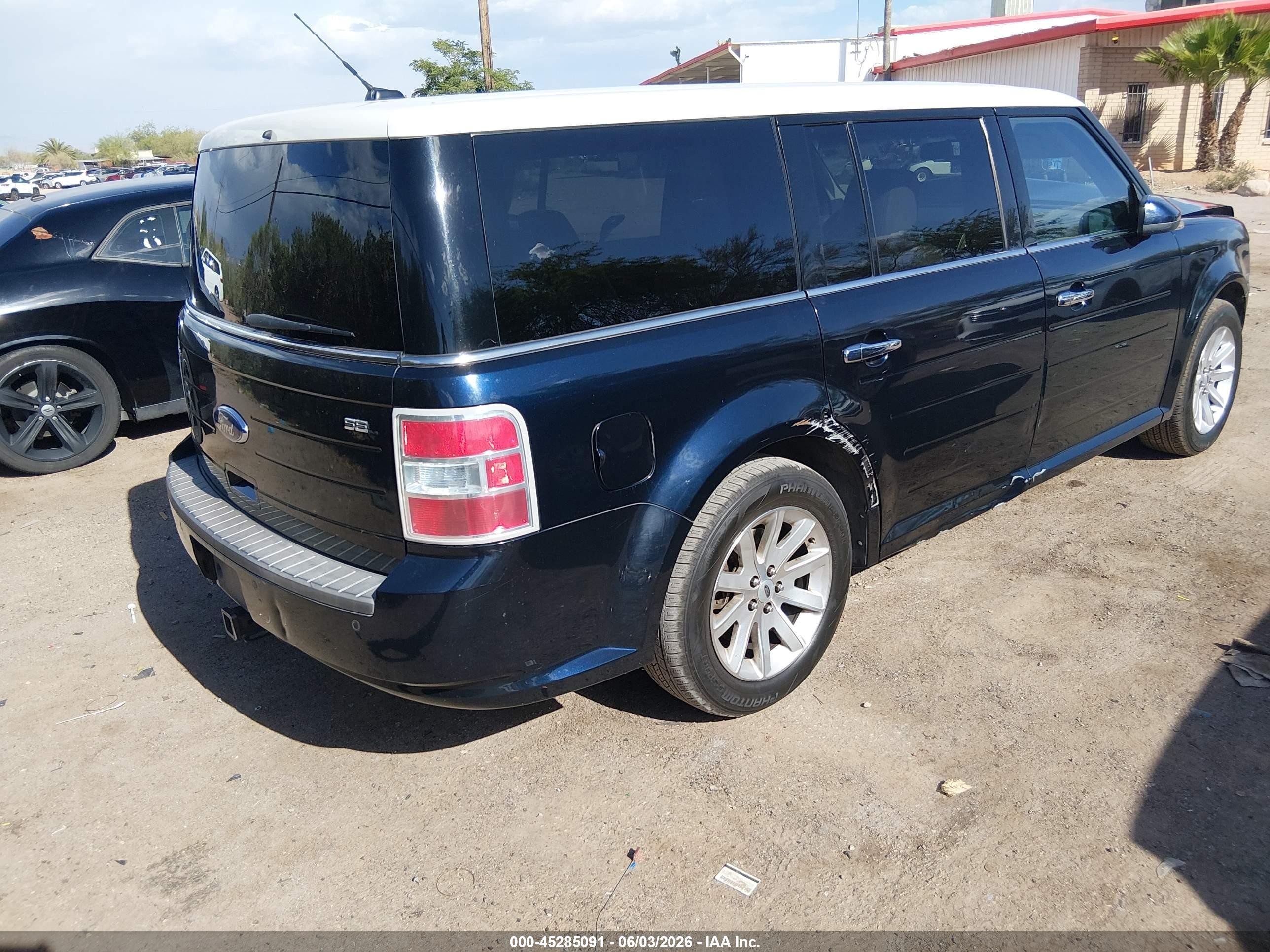 2010 Ford Flex Sel Black vin: 2FMGK5CC6ABA54278