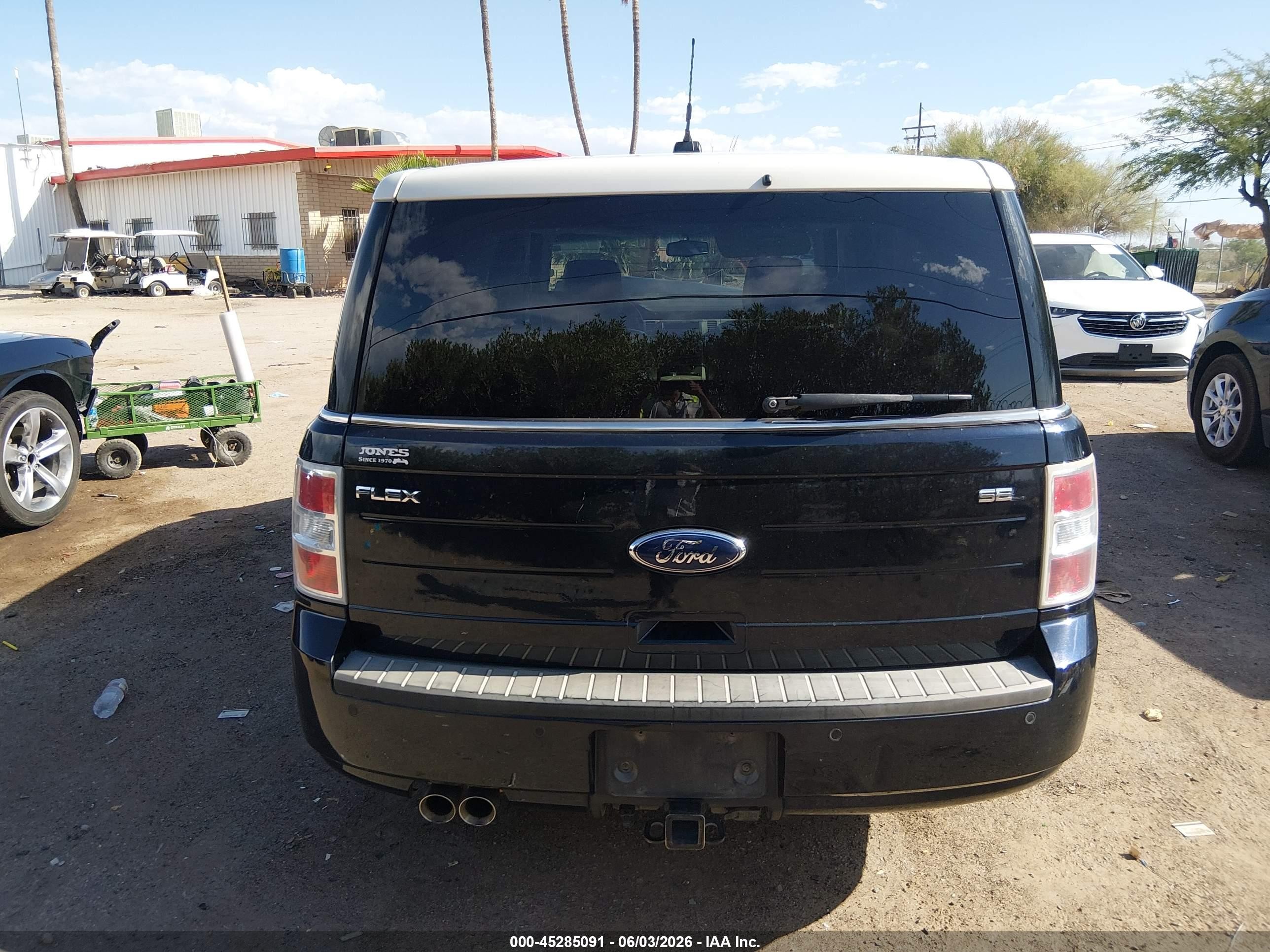 2010 Ford Flex Sel Black vin: 2FMGK5CC6ABA54278