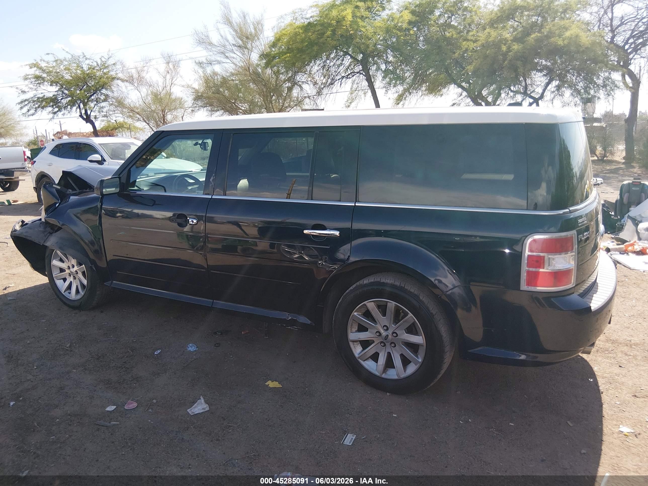 2010 Ford Flex Sel Black vin: 2FMGK5CC6ABA54278