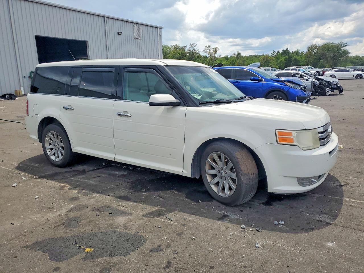 2011 Ford Flex Sel White vin: 2FMGK5CC6BBD26345