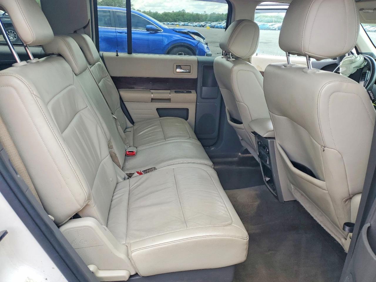 2011 Ford Flex Sel White vin: 2FMGK5CC6BBD26345