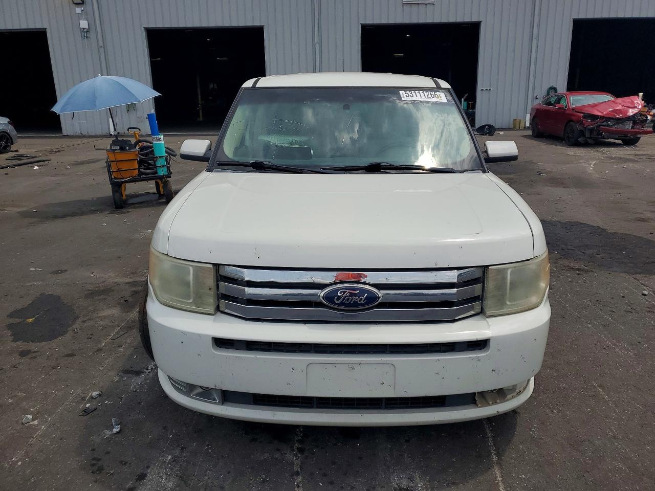 2011 Ford Flex Sel White vin: 2FMGK5CC6BBD26345