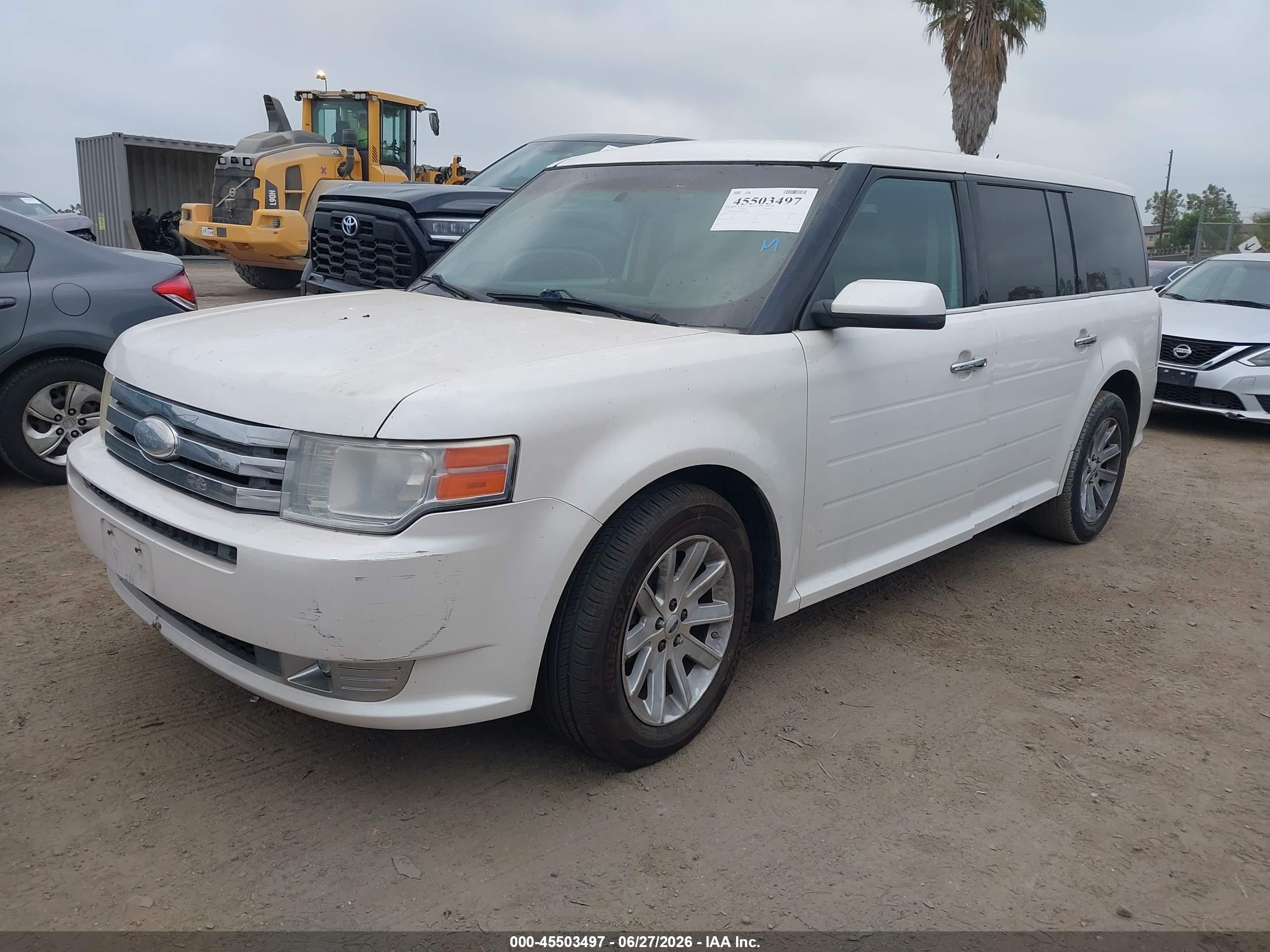 2011 Ford Flex Sel White vin: 2FMGK5CC6BBD36387