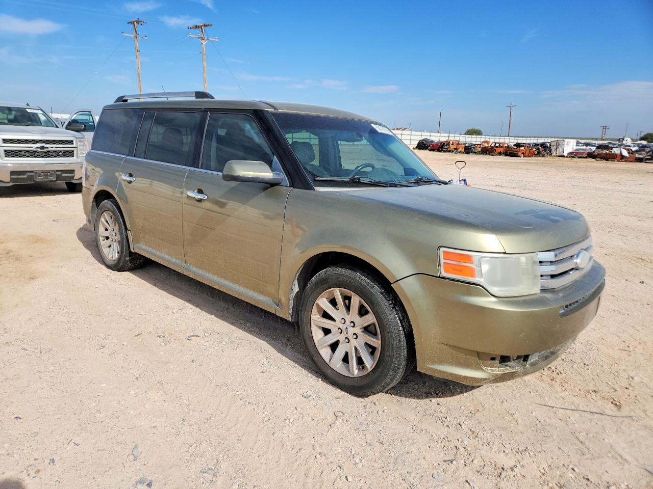 2012 Ford Flex Sel Green vin: 2FMGK5CC6CBD01401