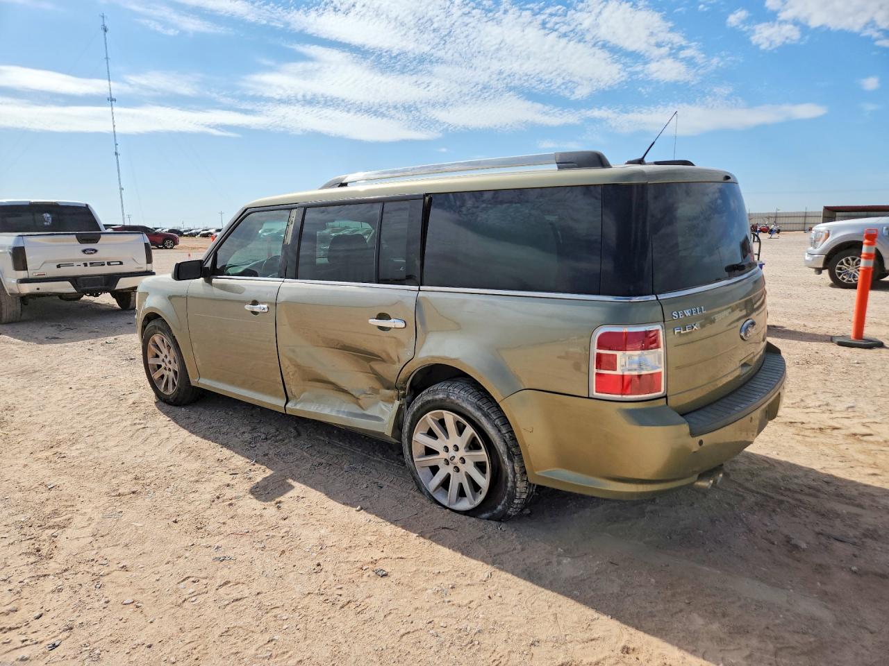 2012 Ford Flex Sel Green vin: 2FMGK5CC6CBD01401