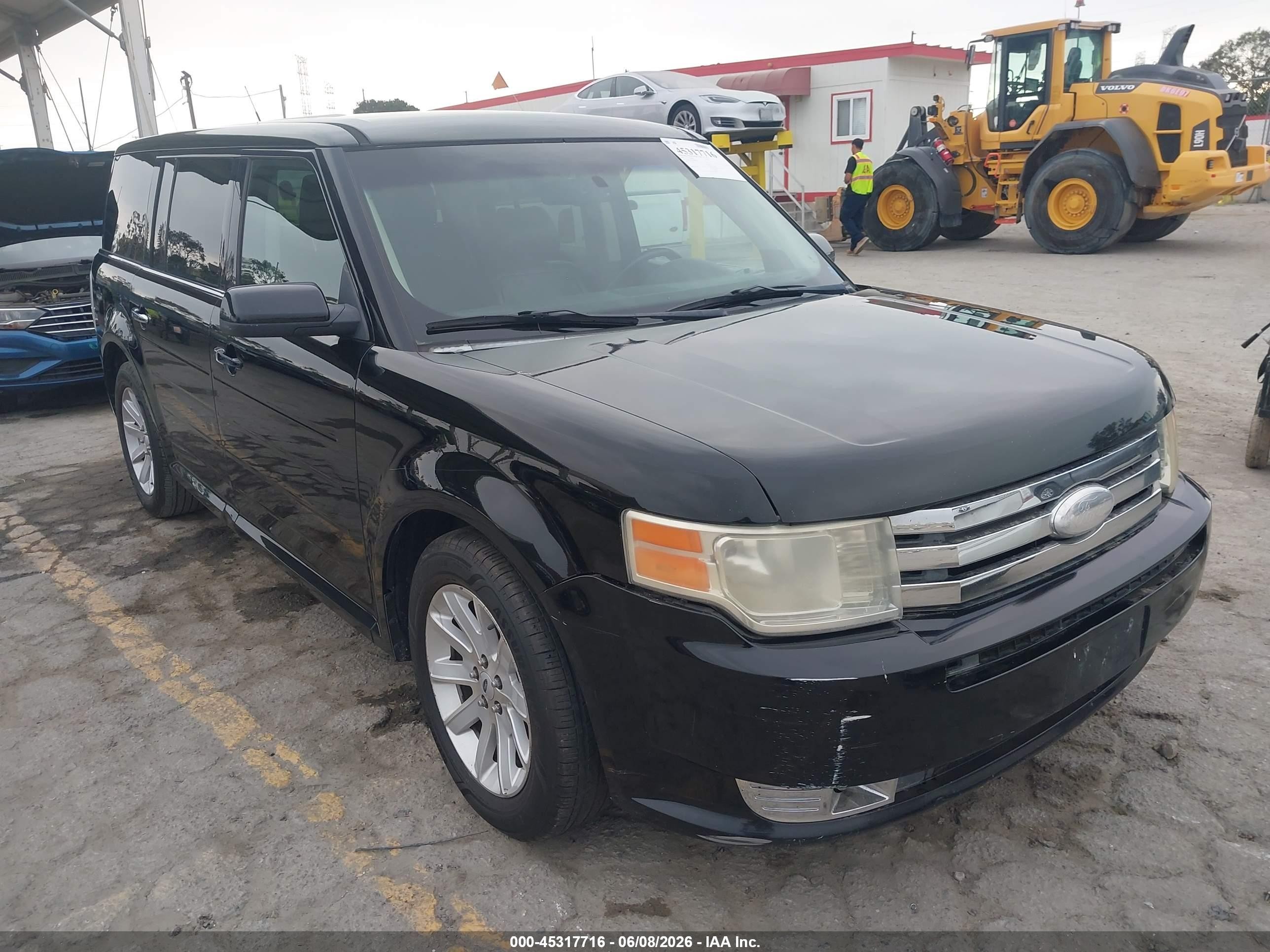 2012 Ford Flex Sel Black vin: 2FMGK5CC6CBD08302