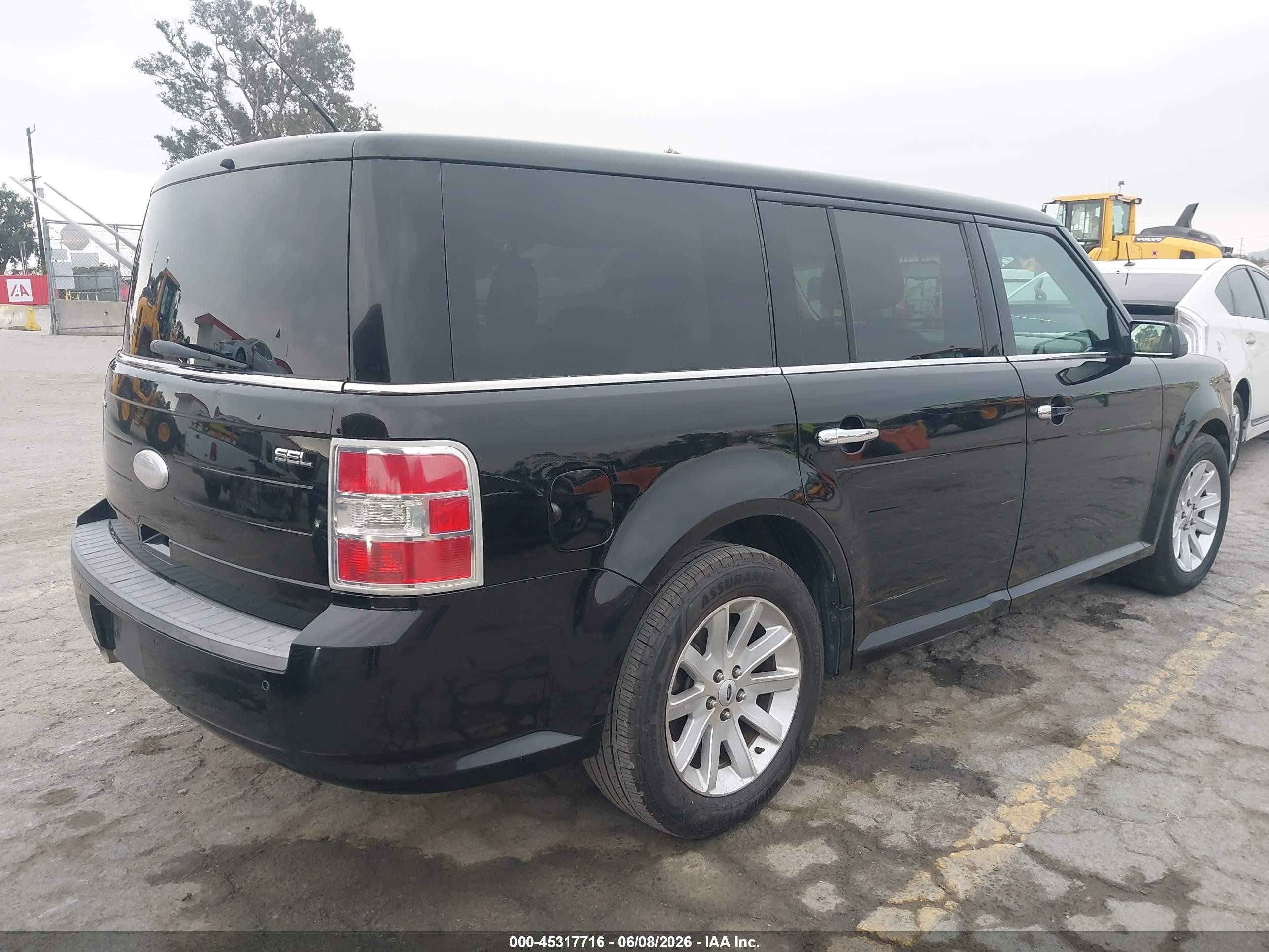 2012 Ford Flex Sel Black vin: 2FMGK5CC6CBD08302