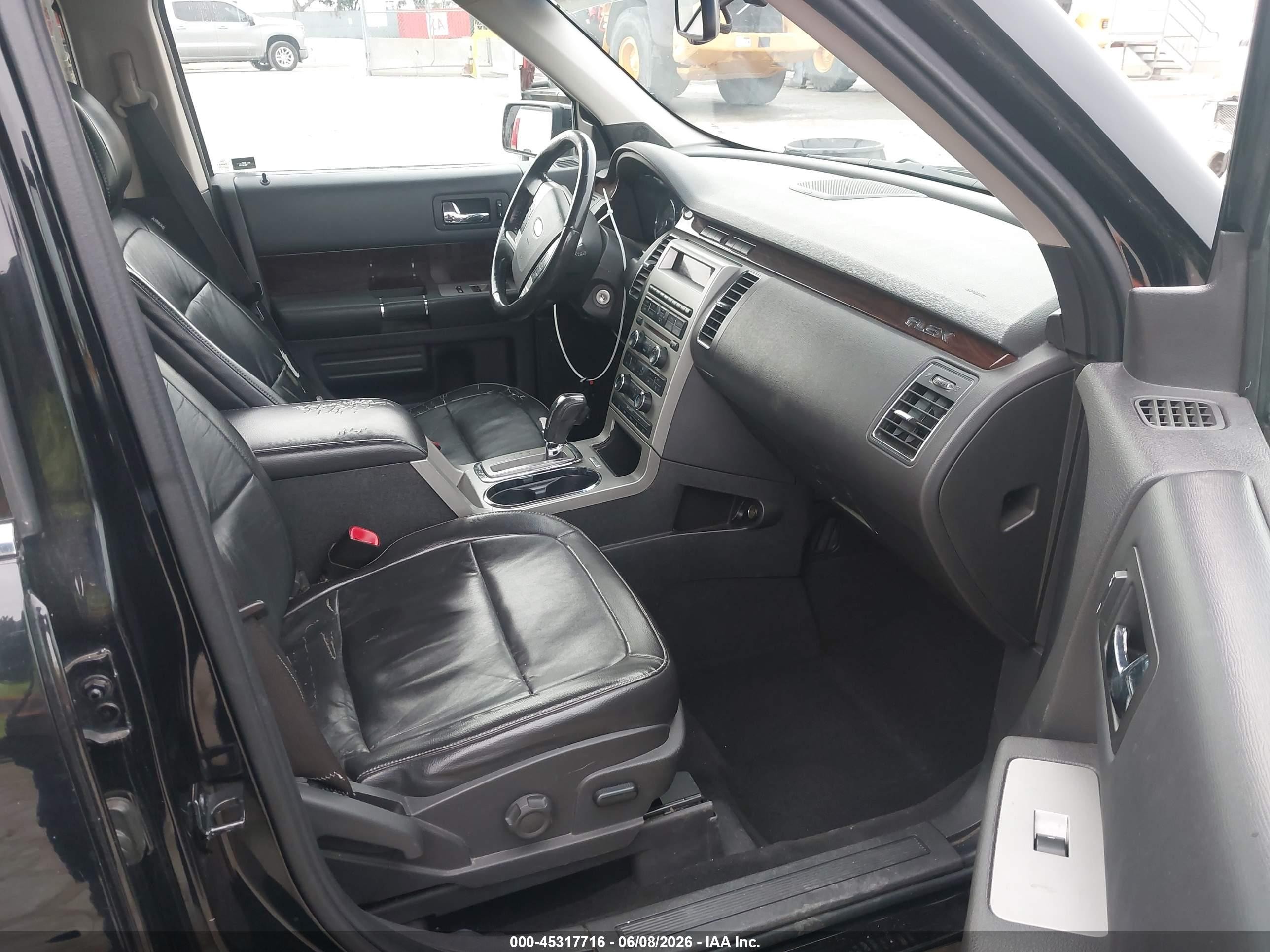 2012 Ford Flex Sel Black vin: 2FMGK5CC6CBD08302