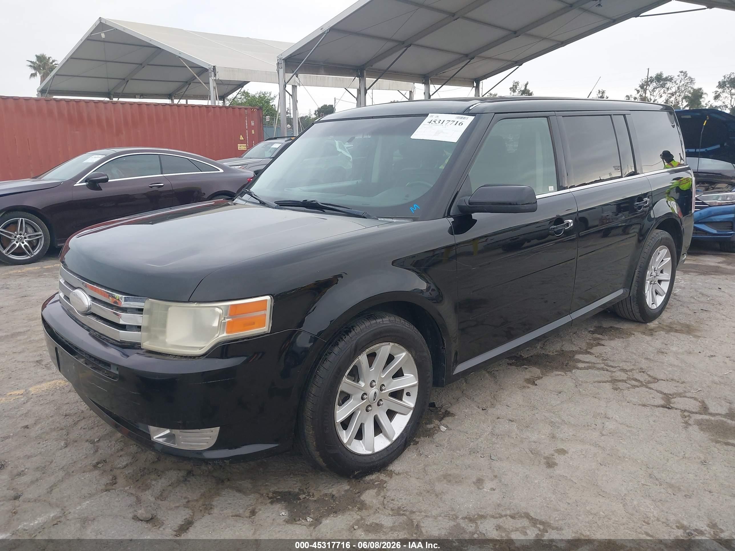 2012 Ford Flex Sel Black vin: 2FMGK5CC6CBD08302