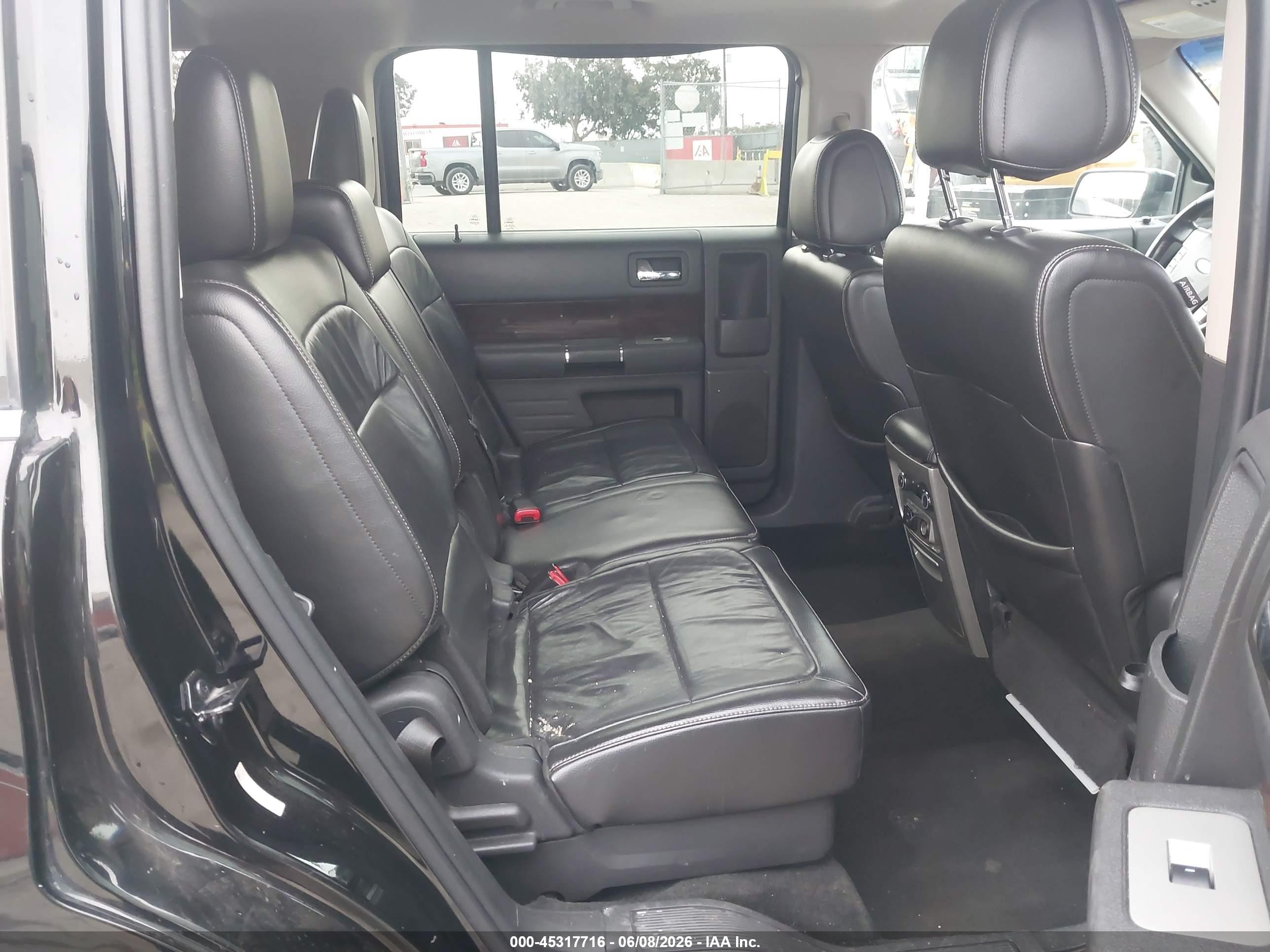 2012 Ford Flex Sel Black vin: 2FMGK5CC6CBD08302