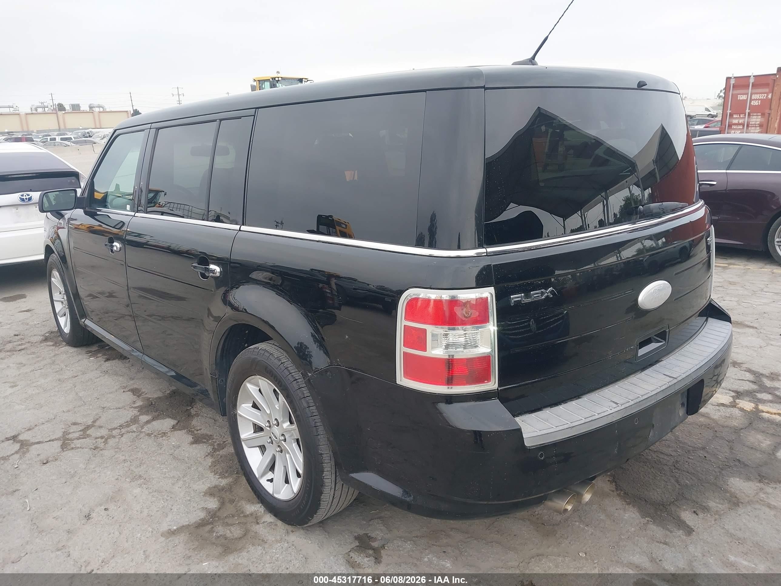 2012 Ford Flex Sel Black vin: 2FMGK5CC6CBD08302