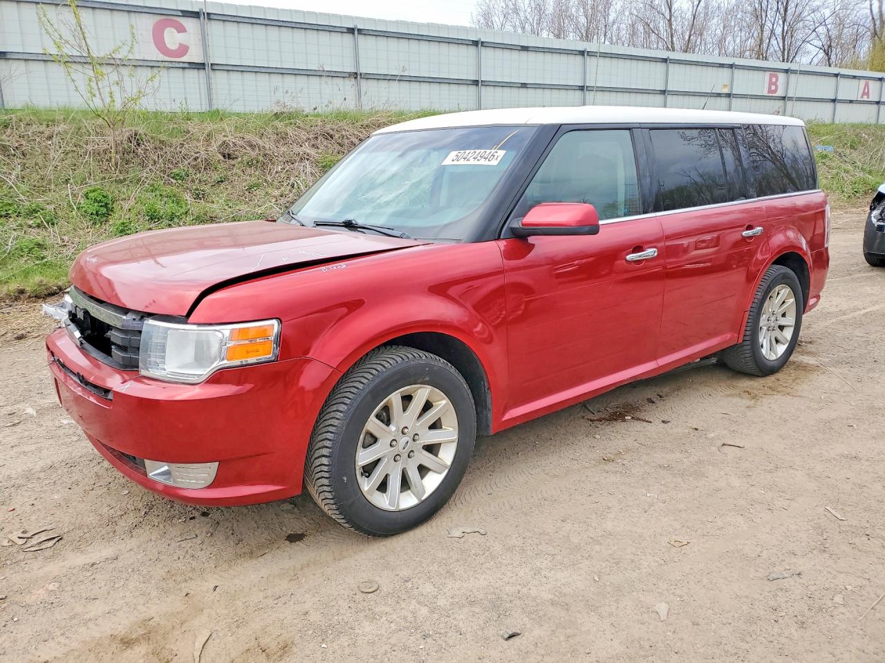 2012 Ford Flex Sel Красный vin: 2FMGK5CC6CBD08624