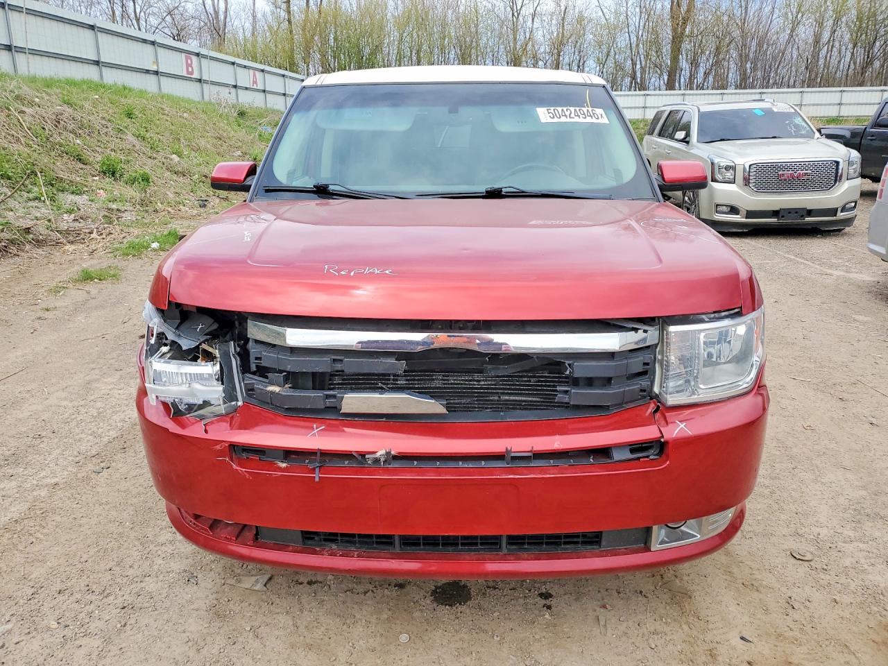 2012 Ford Flex Sel Red vin: 2FMGK5CC6CBD08624