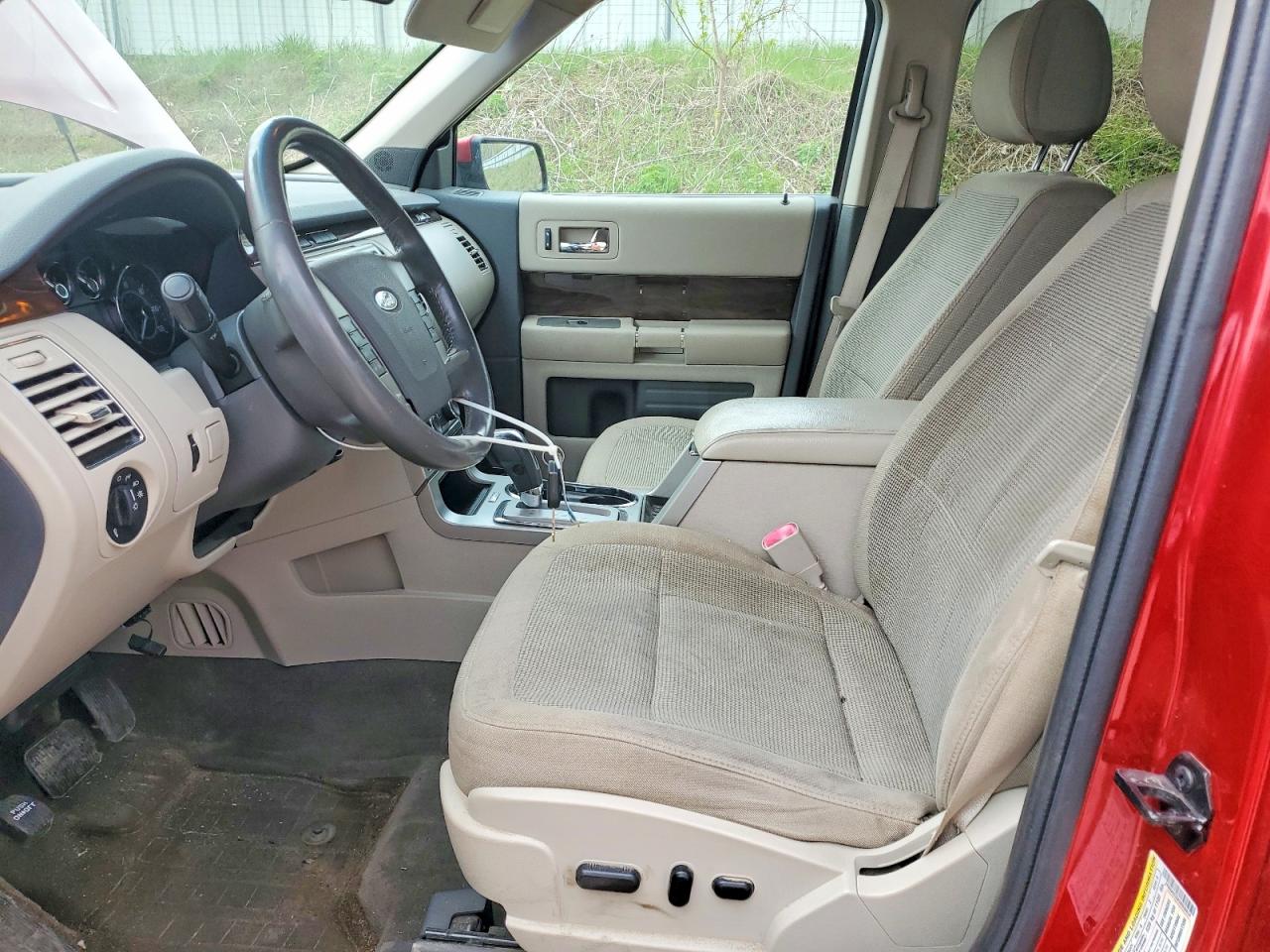 2012 Ford Flex Sel Red vin: 2FMGK5CC6CBD08624