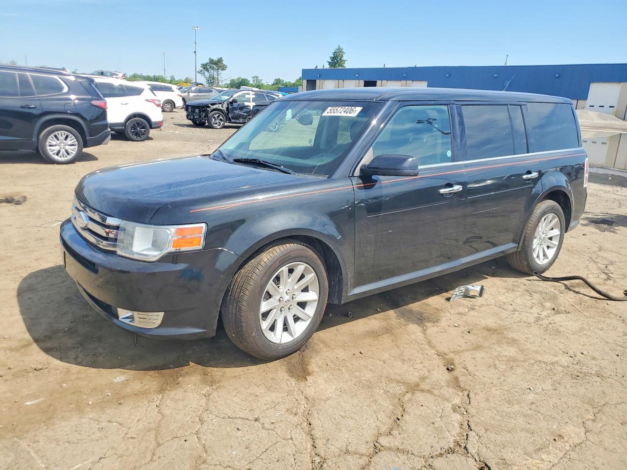 2012 Ford Flex Sel Black vin: 2FMGK5CC6CBD16206