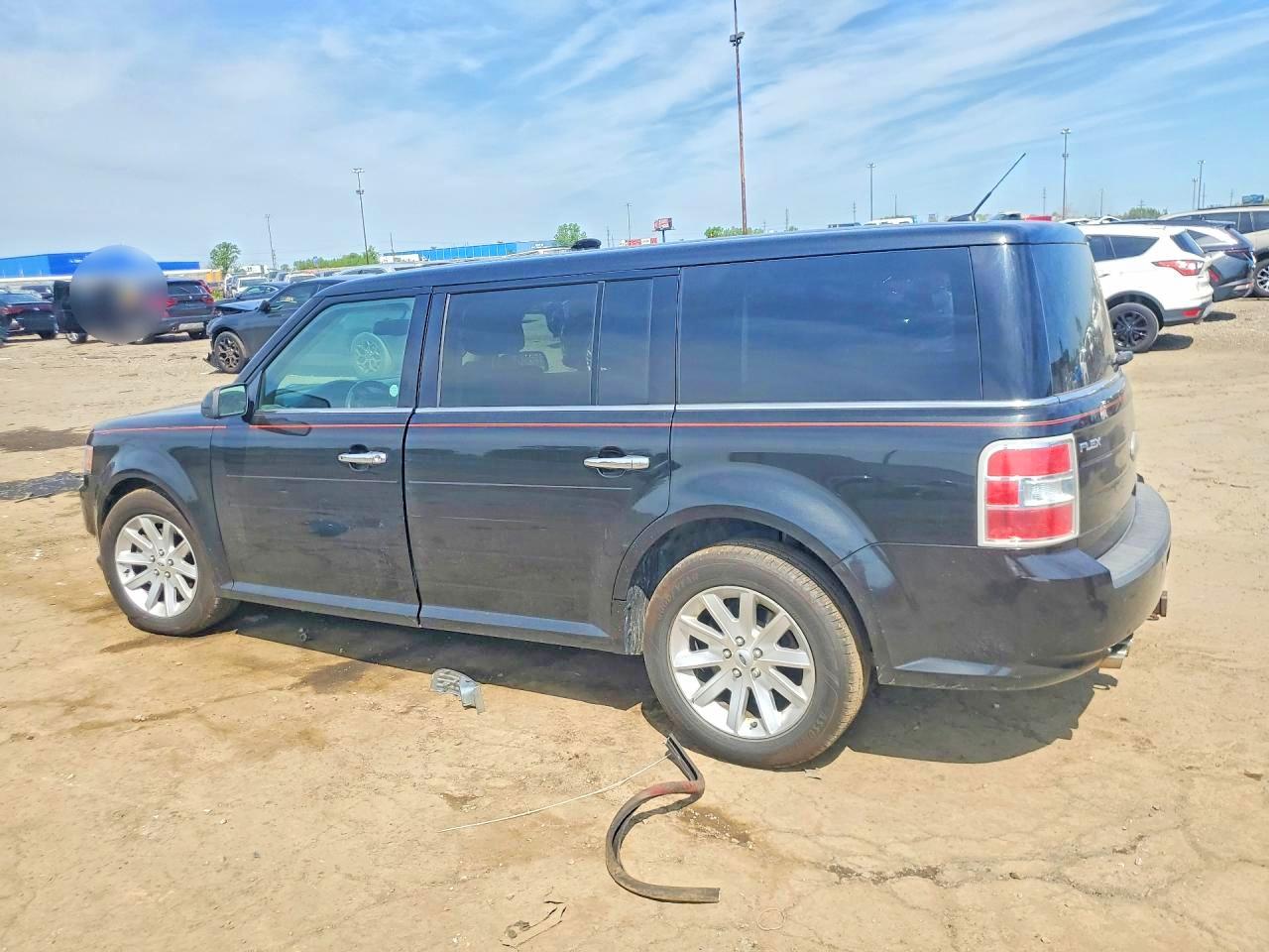 2012 Ford Flex Sel Black vin: 2FMGK5CC6CBD16206