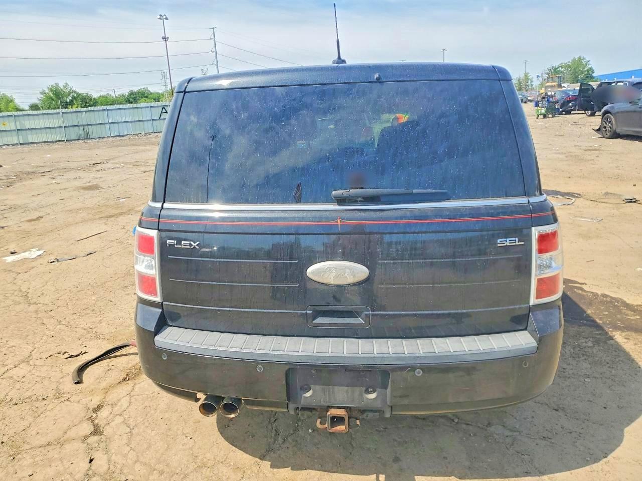 2012 Ford Flex Sel Black vin: 2FMGK5CC6CBD16206