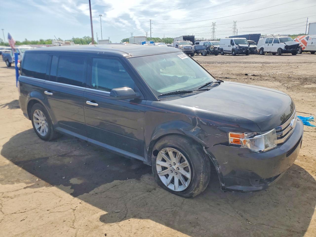 2012 Ford Flex Sel Black vin: 2FMGK5CC6CBD16206