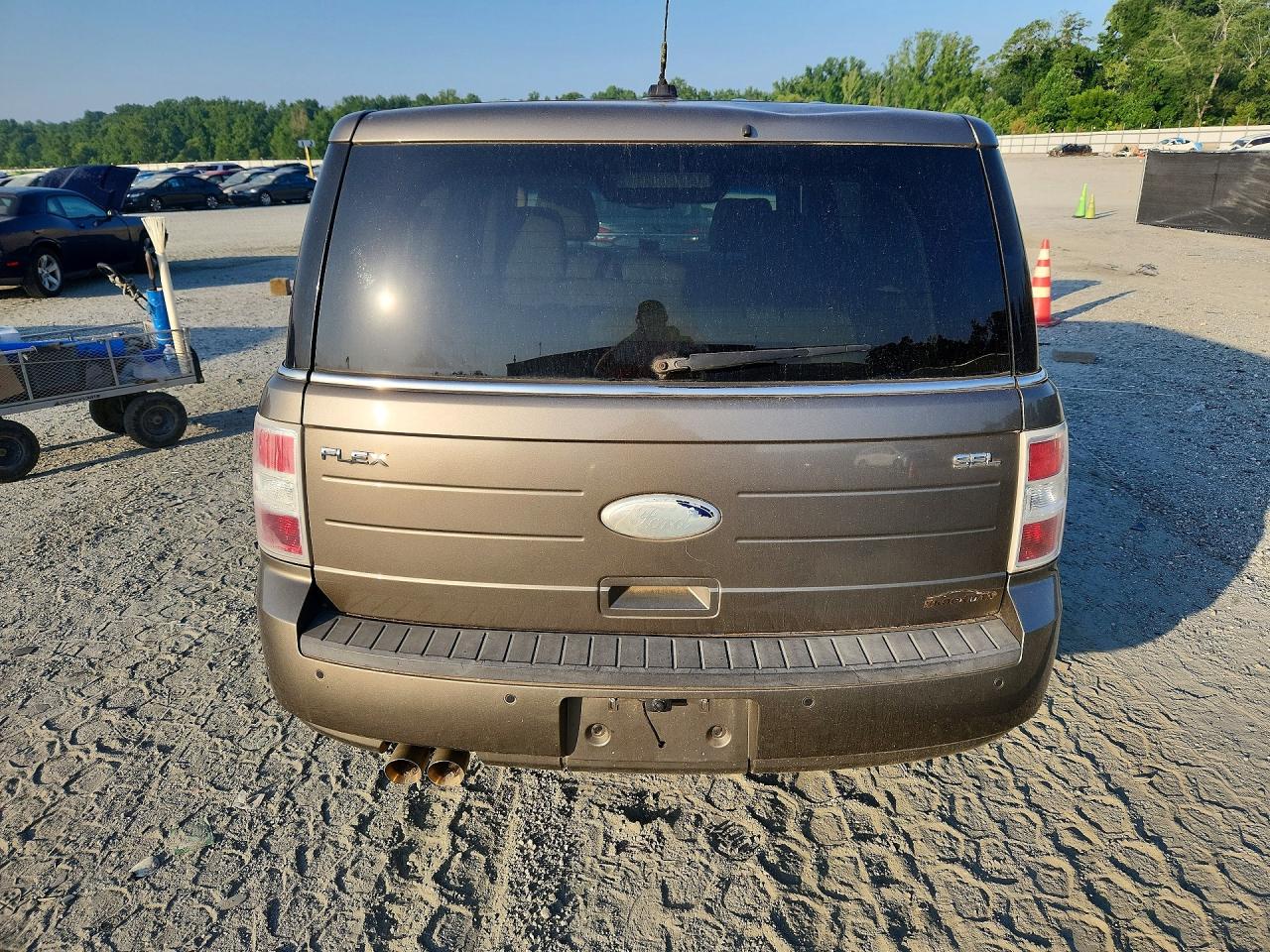2012 Ford Flex Sel Brown vin: 2FMGK5CC6CBD22037
