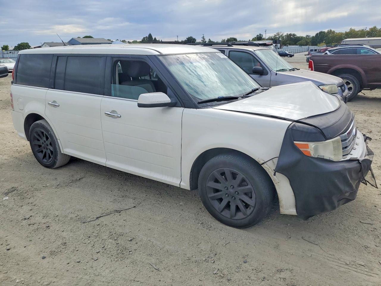 2010 Ford Flex Sel White vin: 2FMGK5CC7ABA25176