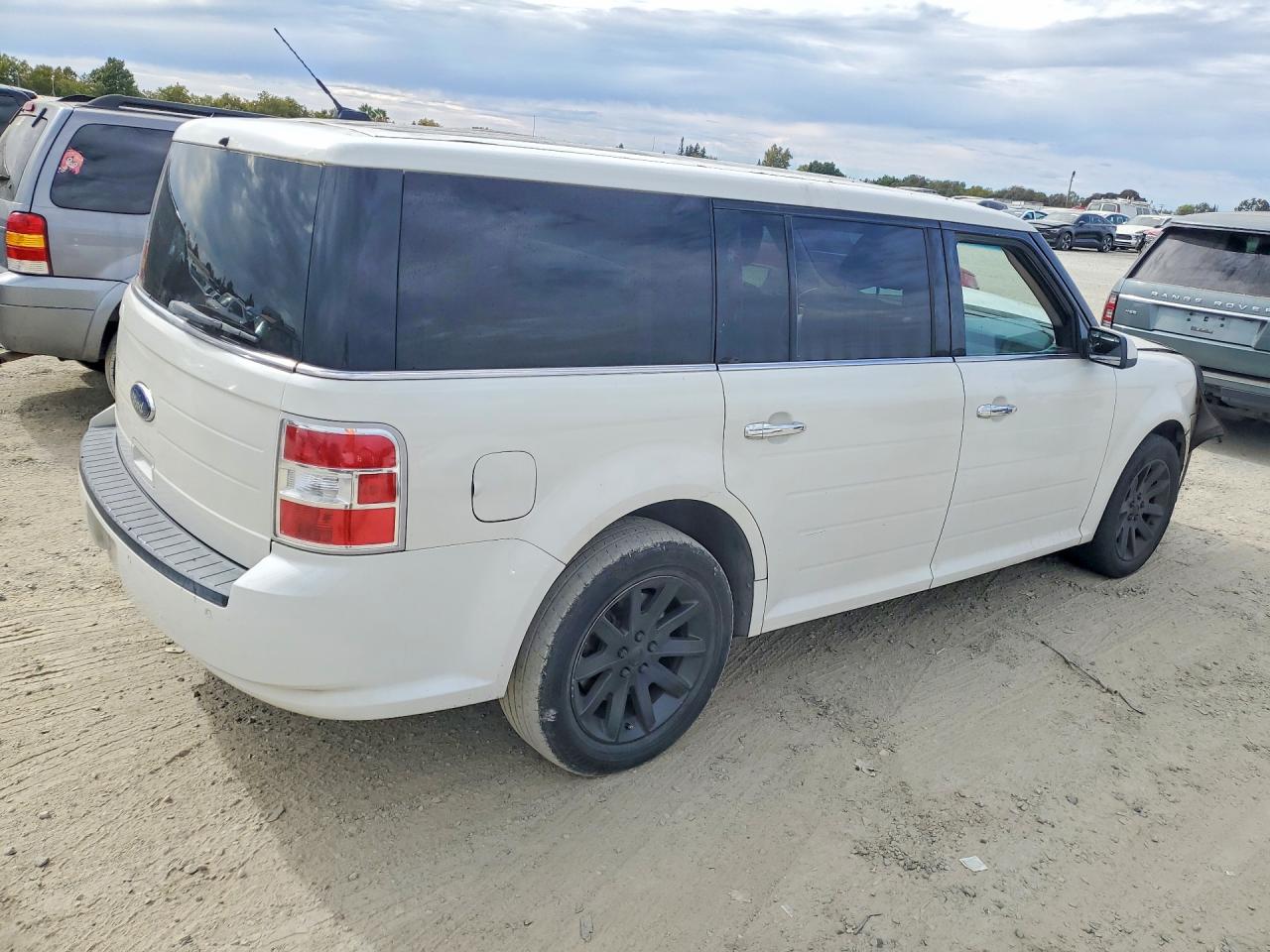 2010 Ford Flex Sel White vin: 2FMGK5CC7ABA25176