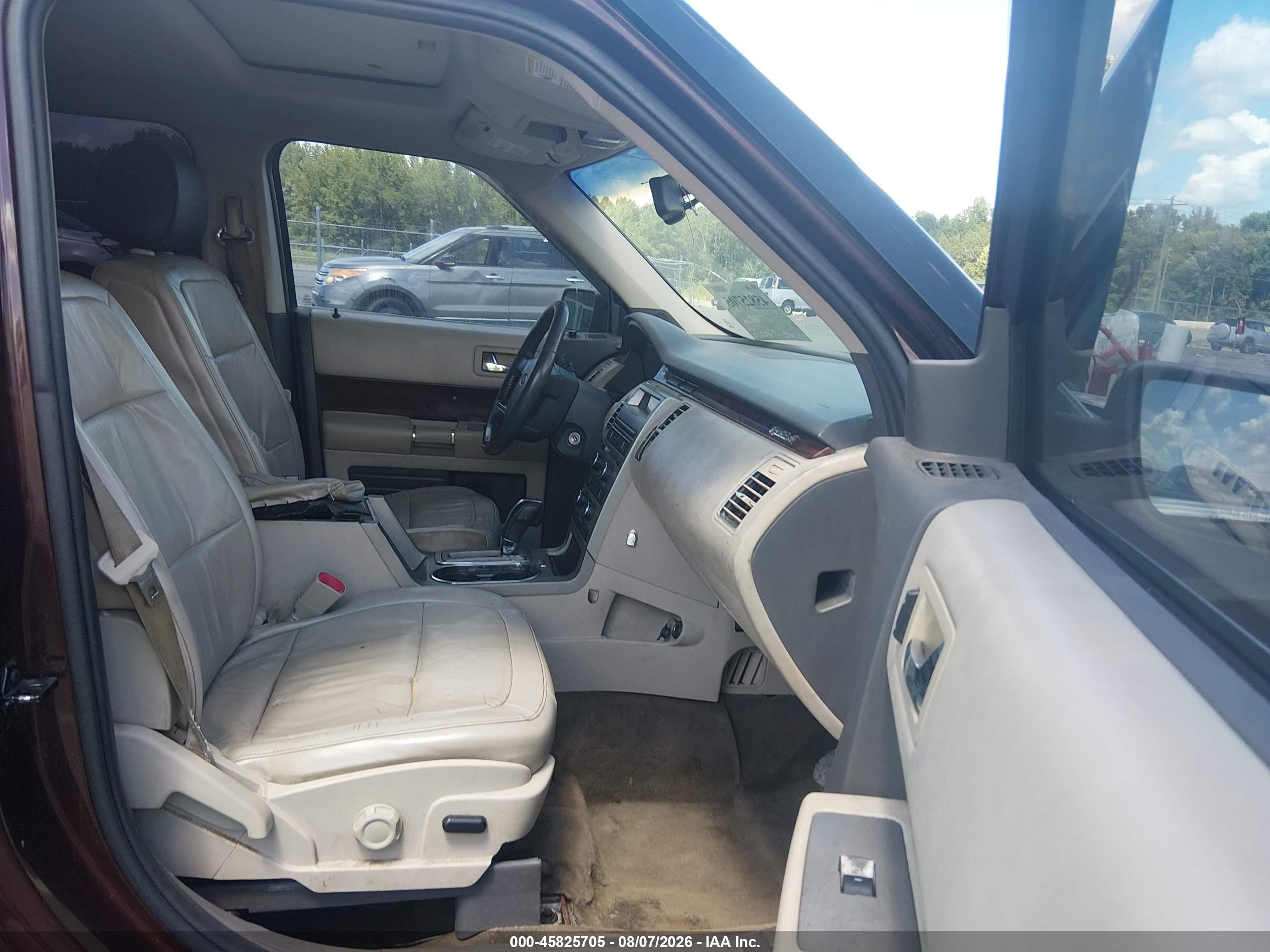 2010 Ford Flex Sel Burgundy vin: 2FMGK5CC7ABA66102
