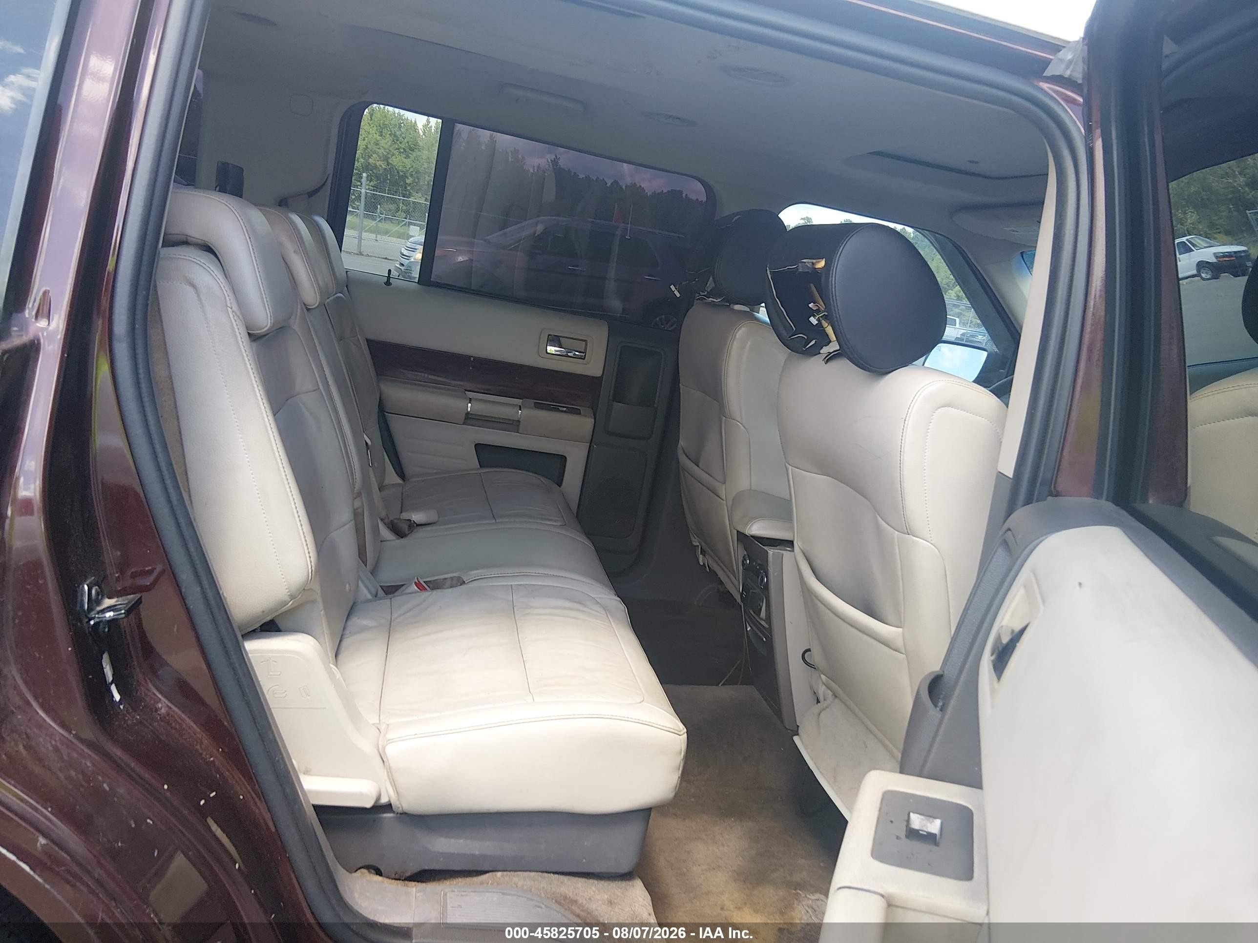 2010 Ford Flex Sel Burgundy vin: 2FMGK5CC7ABA66102